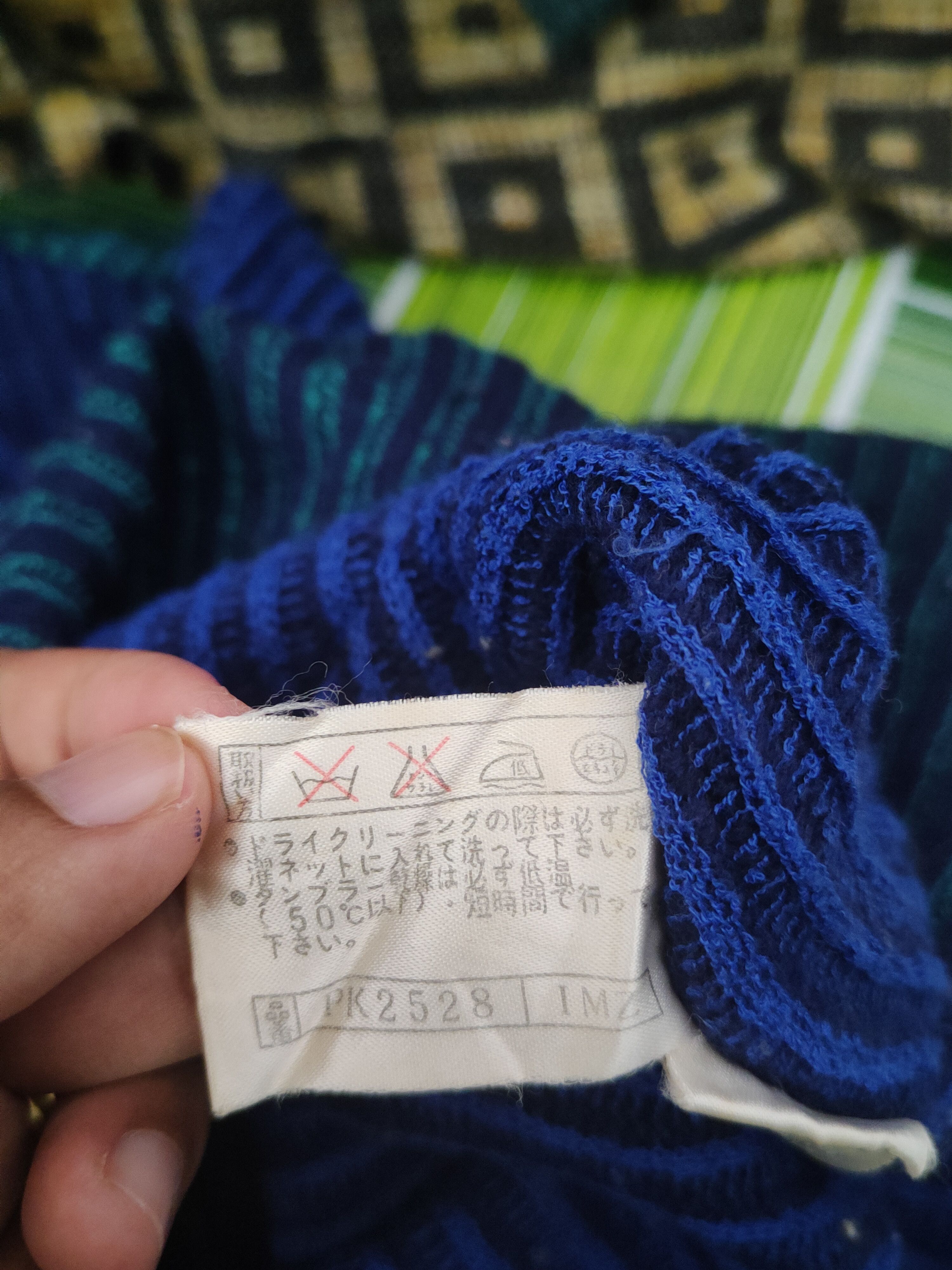 Homespun Knitwear Piare-Micalady Blue Green Knitwear Sweatshirts #W1529 Size M / US 6-8 / IT 42-44 - 11 Thumbnail