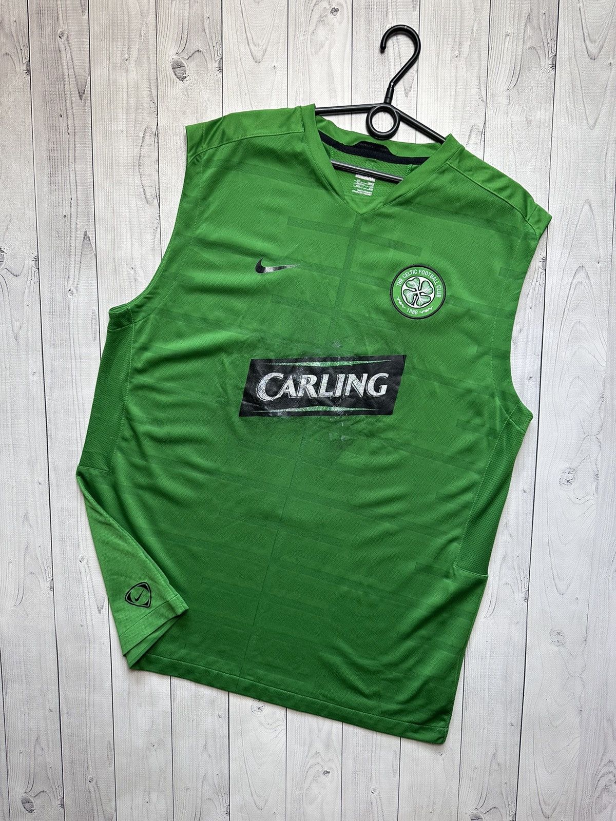 Nike × Vintage Vintage Nike Celtic soccer tee green distressed XXL Size US XXL / EU 58 / 5 - 1 Thumbnail