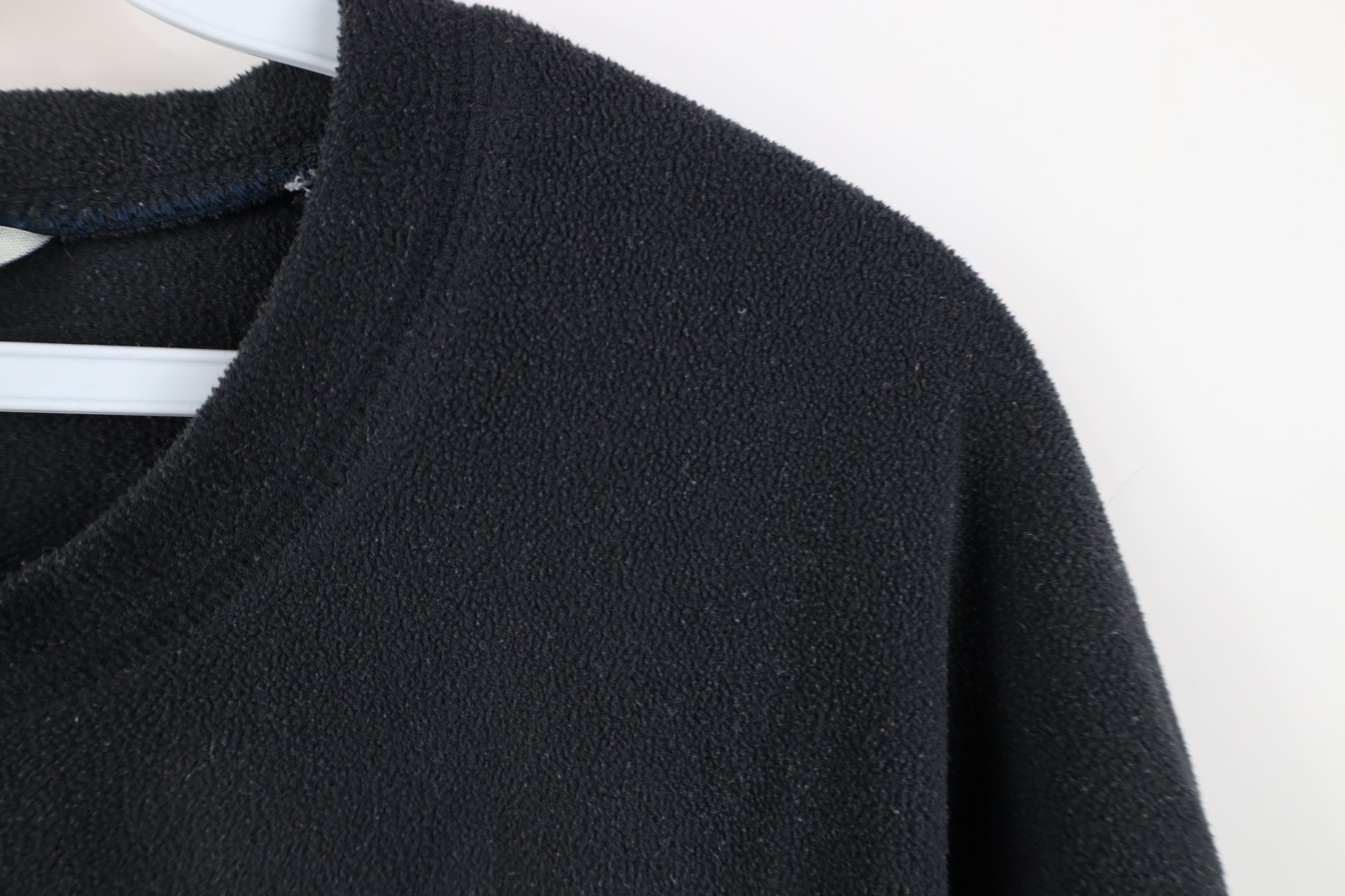 Nike Vintage Y2K Nike Mini Swoosh Fleece Crewneck Sweater Black Size US L / EU 52-54 / 3 - 8 Thumbnail