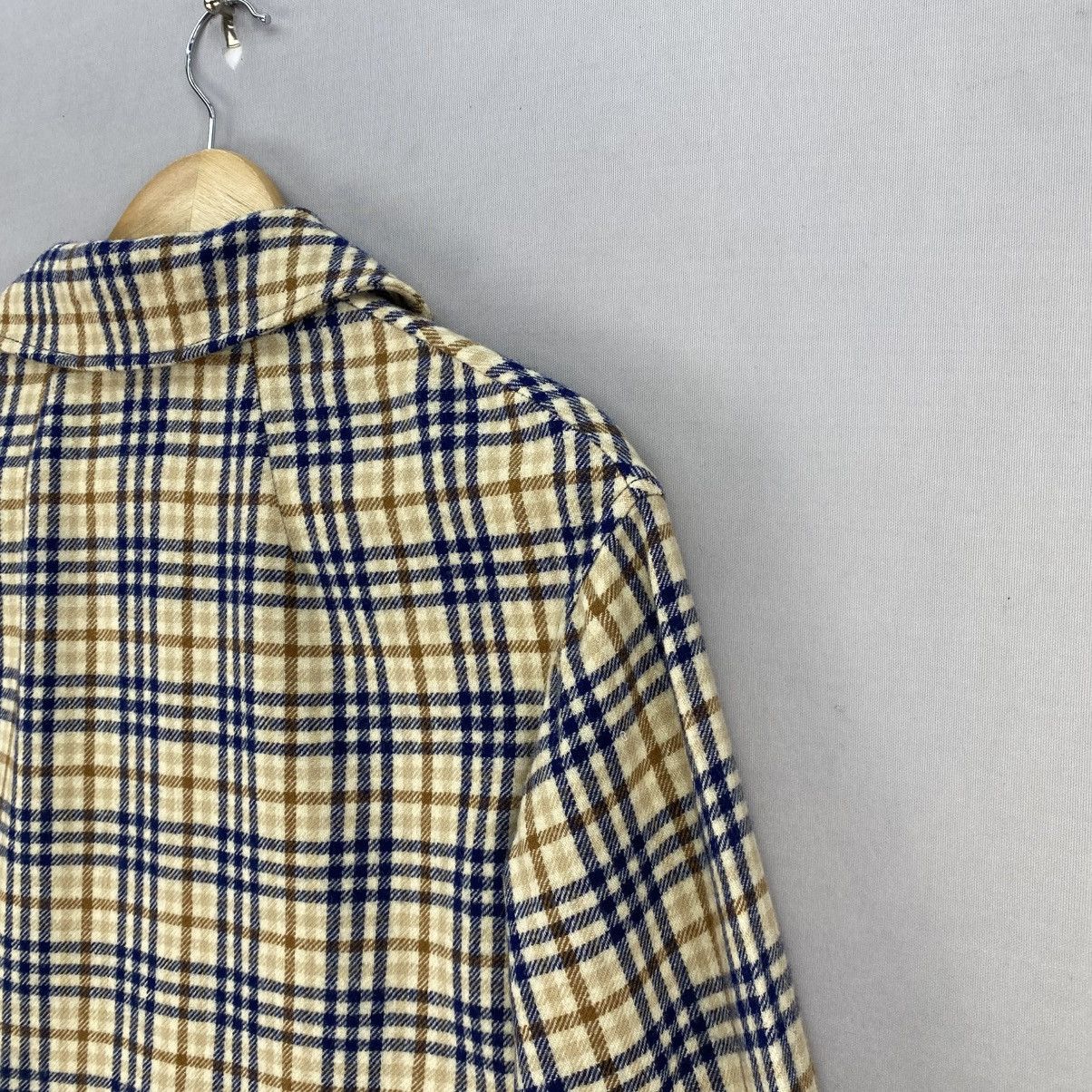Designer Vintage Young Pendleton Plaid-Check Jacket Size XS / US 0-2 / IT 36-38 - 5 Thumbnail