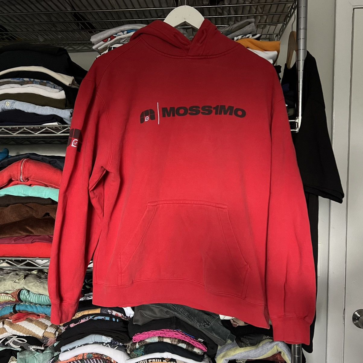Mossimo × Vintage 2000s Mossimo Logo Pullover Hoodie Size US M / EU 48-50 / 2 - 1 Thumbnail