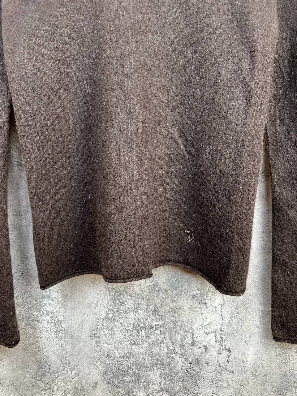 Abercrombie & Fitch Ezra x Abercrombie Fitch Cashmere Scoop Neck Knit Sweater Size L / US 10 / IT 46 - 7 Thumbnail