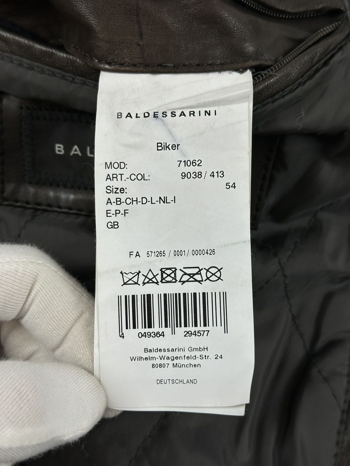 Baldessarini Baldessarini Leather Biker Jacket Size US L / EU 52-54 / 3 - 8 Thumbnail
