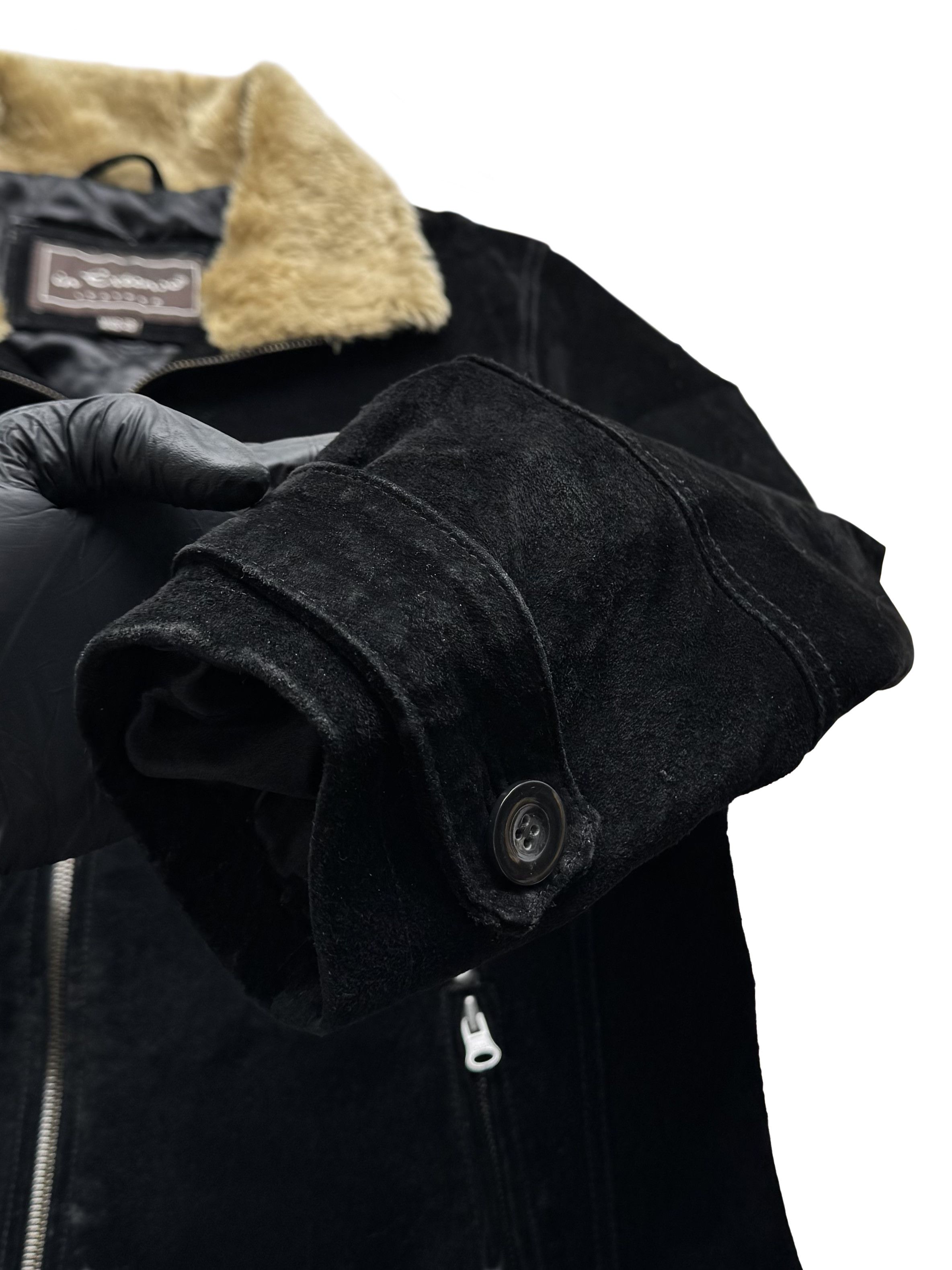 Vintage Vintage Zippered Leather Jacket Size M / US 6-8 / IT 42-44 - 2 Thumbnail