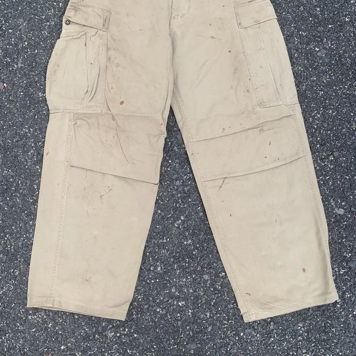 Avirex RUSTY DIRTY‼️ AVIREX M-65 UTILITY COMBAT CARGO PANTS Size US 30 / EU 46 - 3 Thumbnail