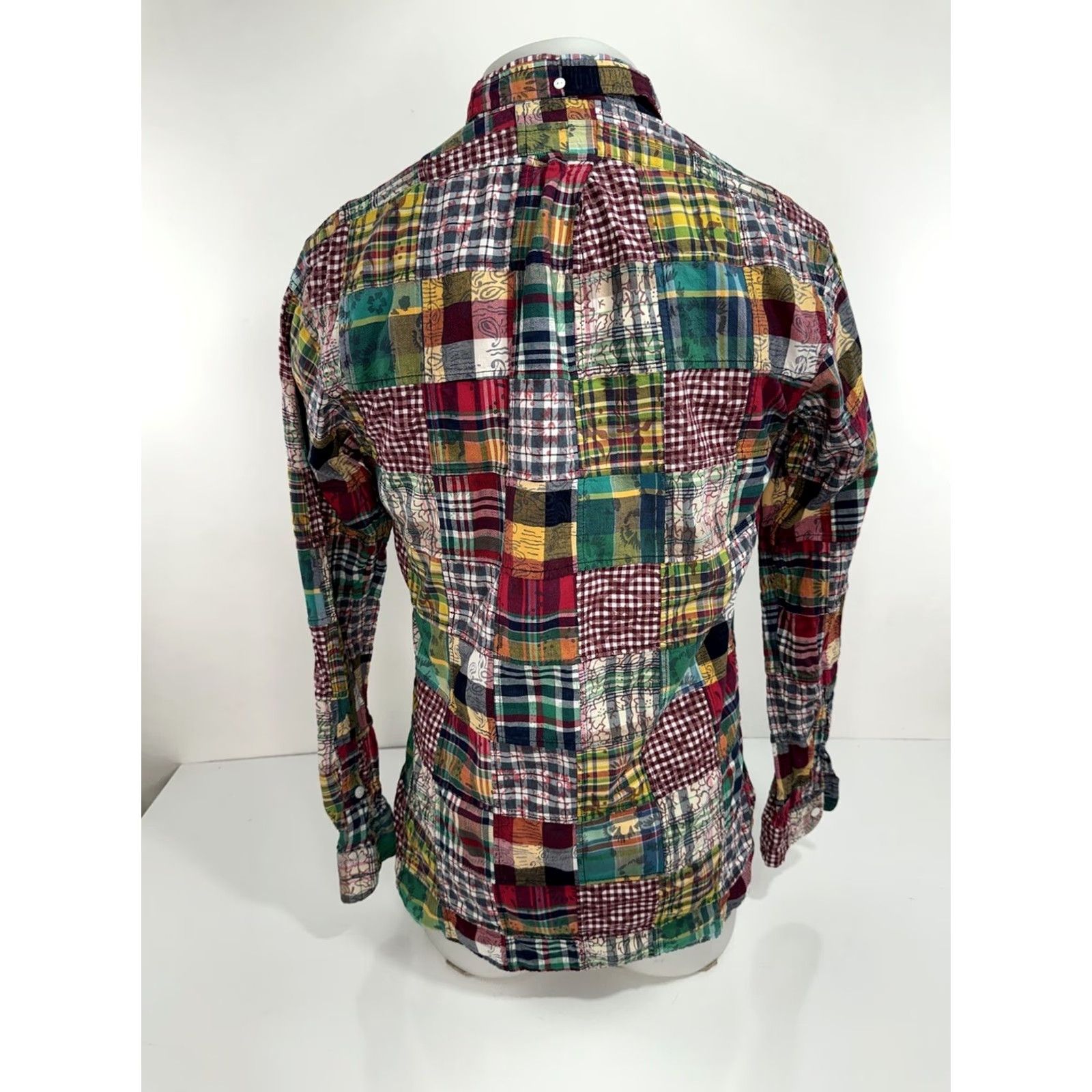 Ralph Lauren RALPH LAUREN Patchwork Plaid Mens S Colorful Shirt Size US S / EU 44-46 / 1 - 4 Thumbnail