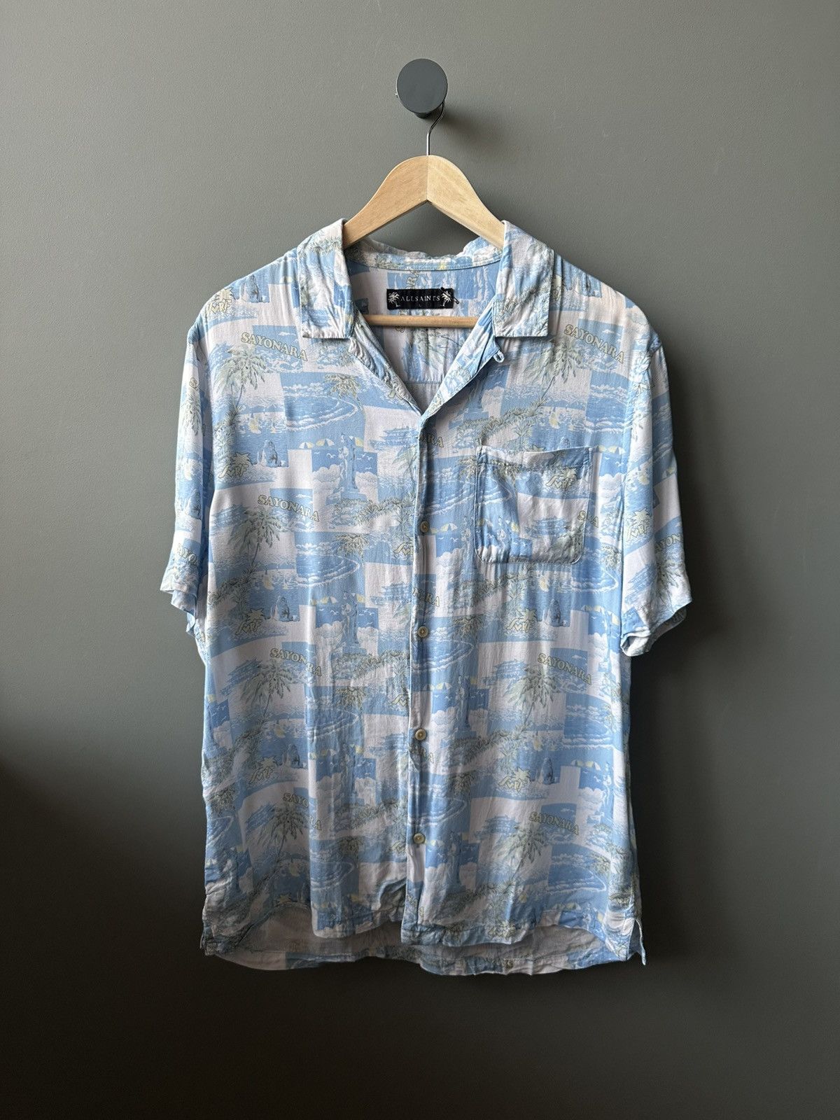Allsaints Allsaints Sayonara LS Hawaii Viscose Shirt Size L Size US L / EU 52-54 / 3 - 1 Thumbnail
