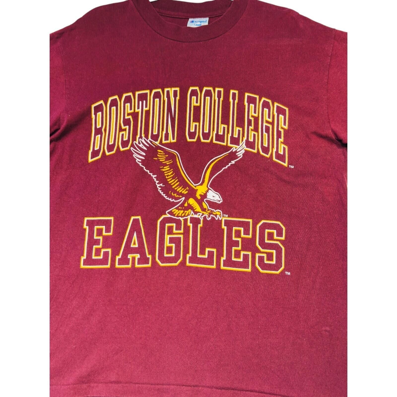 Champion Champion Boston Eagles T-Shirt Men's UK Size L Red Size US L / EU 52-54 / 3 - 9 Thumbnail