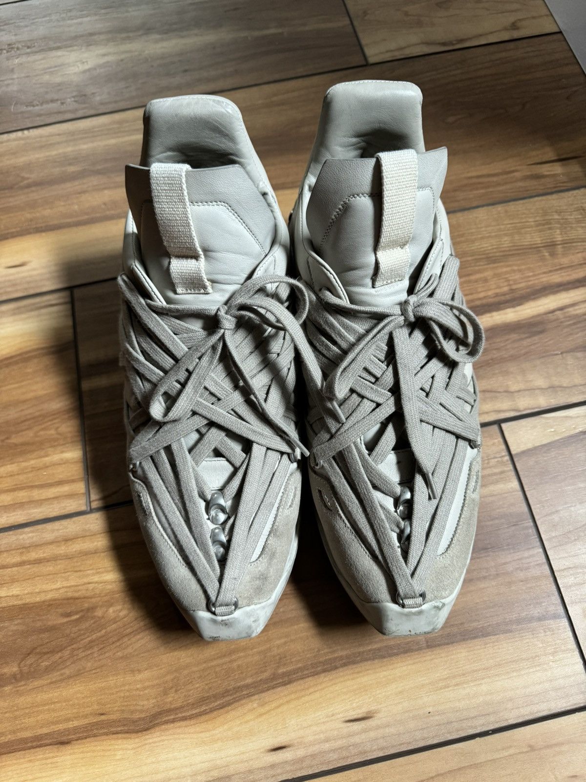 Rick Owens Rick Owens Pearl MEGALACE Runner | Grailed