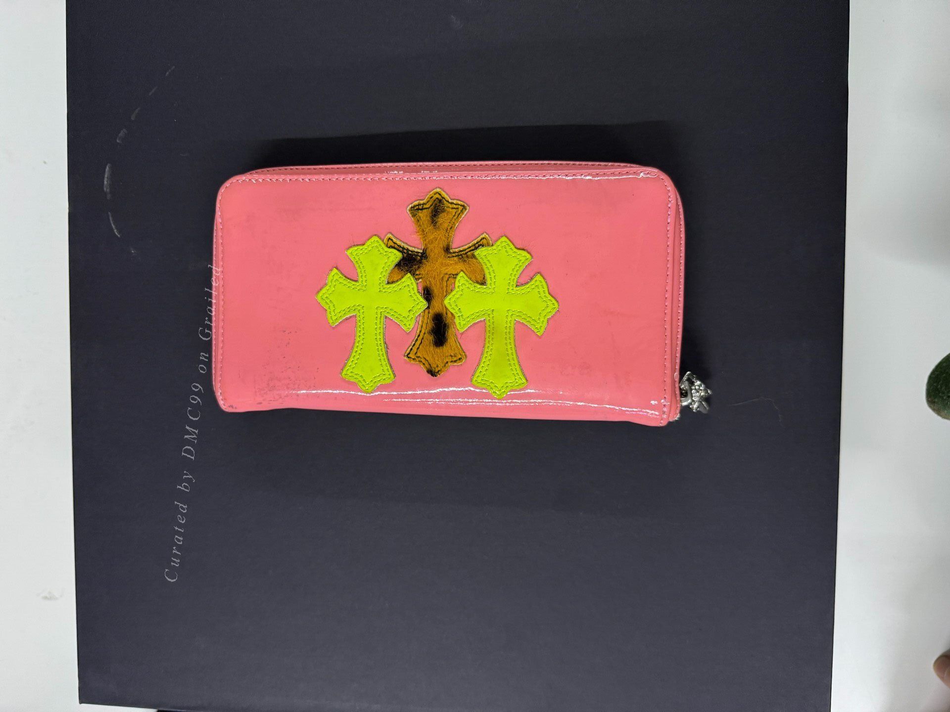 Chrome Hearts Chrome Hearts Pink Patent Tri-Panel Wallet Size ONE SIZE - 1 Thumbnail