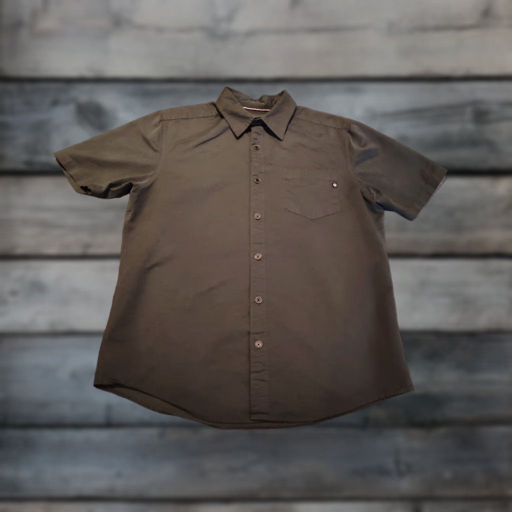 Marmot Marmot For Life Shirt Button-Up Shirt Mens M Green Polyester Nylon Hiking Sleeve Short Collared Button Up Marmot For Life Size US M / EU 48-50 / 2 - 1 Thumbnail