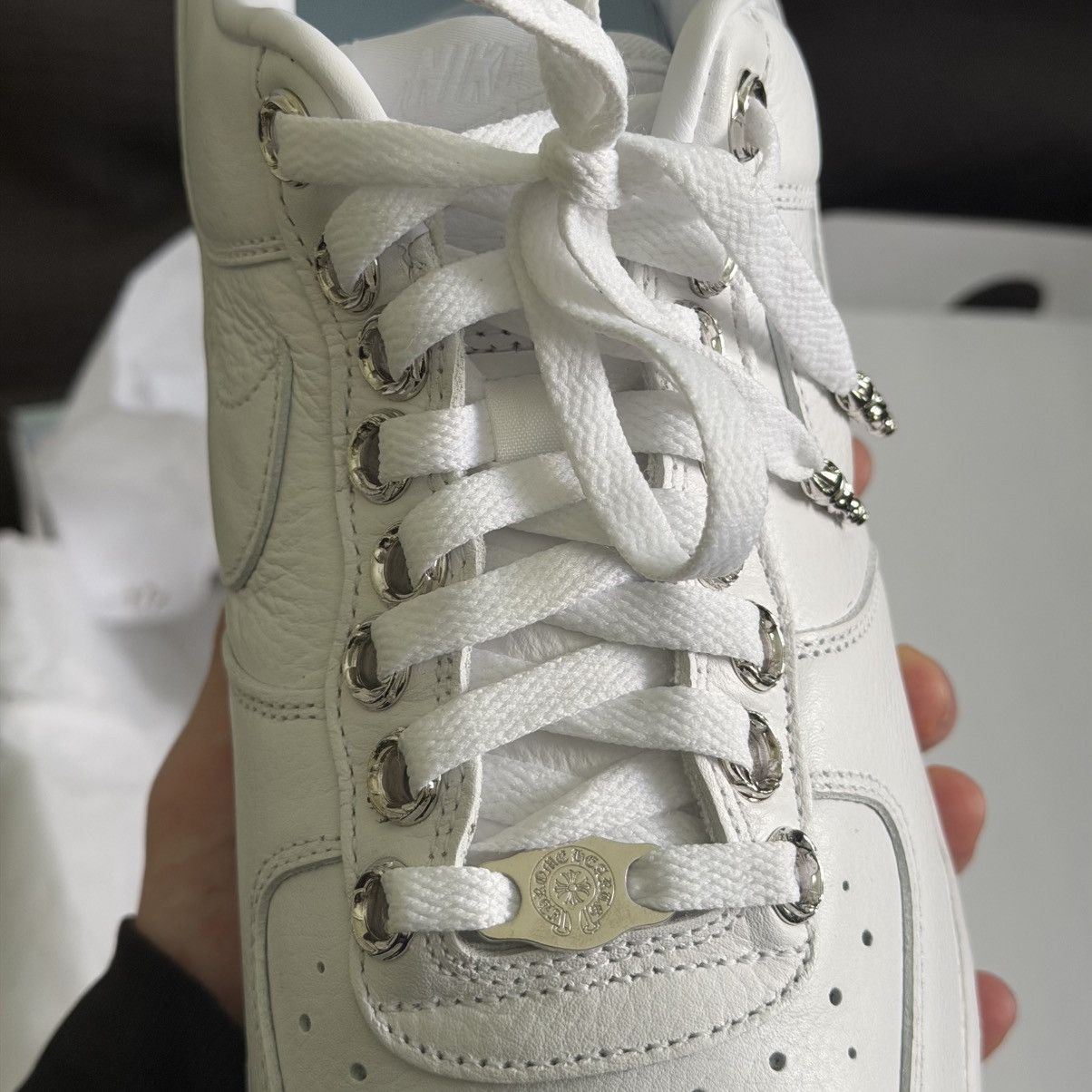 Chrome Hearts × NOCTA × Nike Chrome Hearts Nocta Air Force 1 Size US 11.5 / EU 44-45 - 17 Thumbnail
