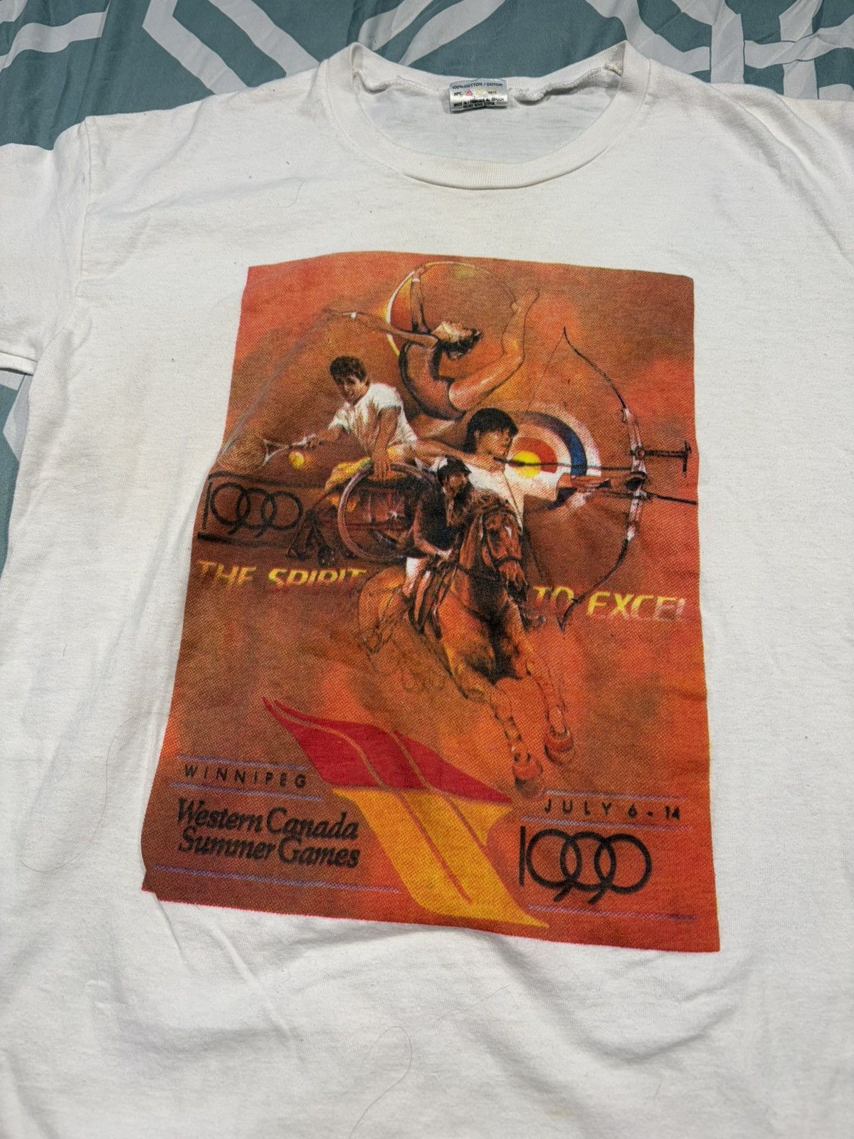 Vintage Vintage Canada Games shirt Medium Size US M / EU 48-50 / 2 - 2 Thumbnail
