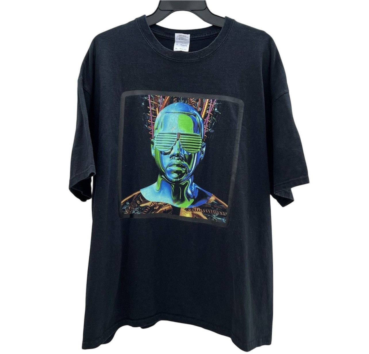 Rap Tees Vintage Y2K Kanye West Glow In The Dark Tour Promo Tee XL Size US XL / EU 56 / 4 - 1 Thumbnail