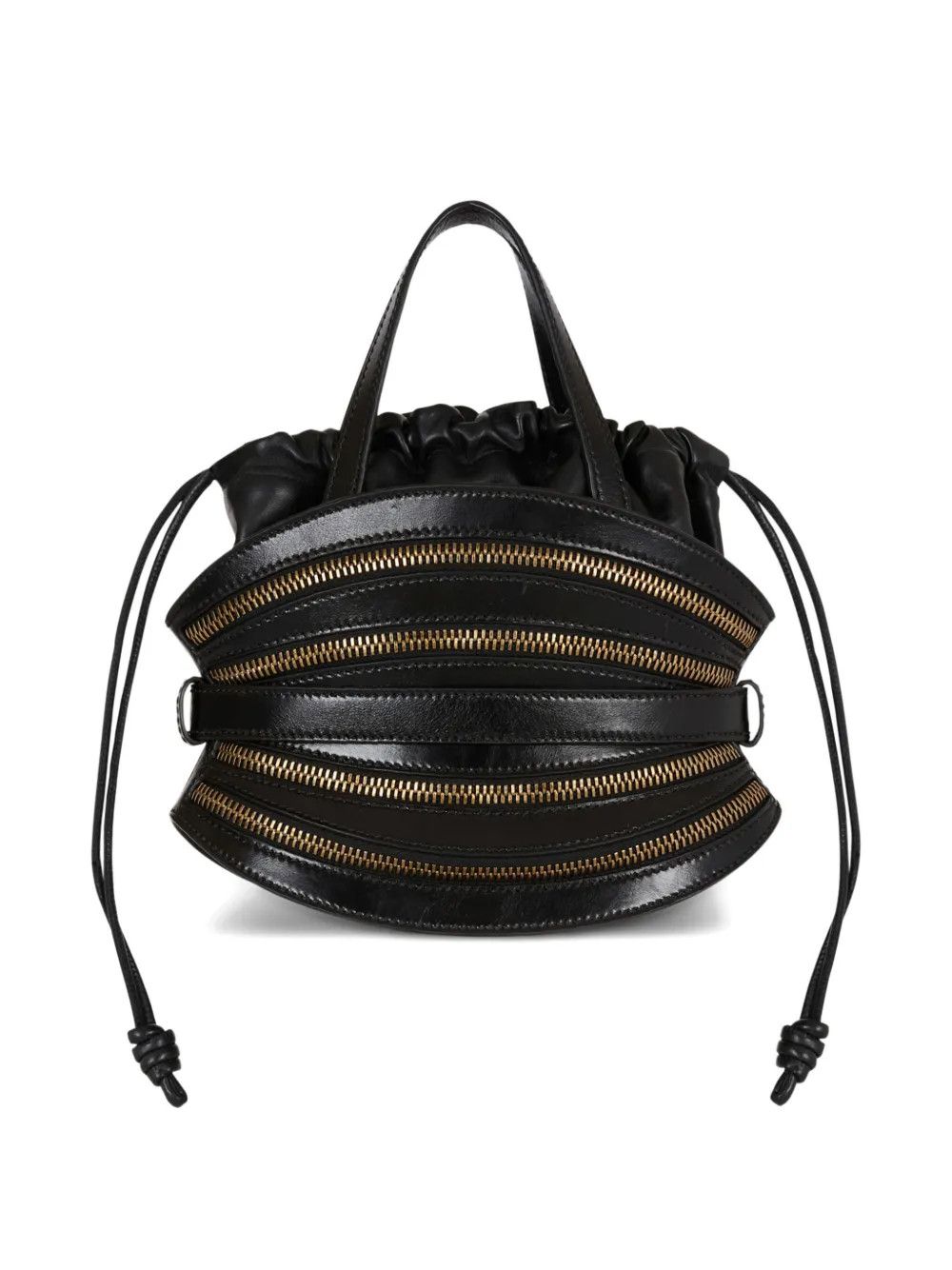 Balmain o1loc1c0526 Size: OS / Mini Shuffle Zip-Belt Tote Bag Black Size ONE SIZE - 3 Thumbnail