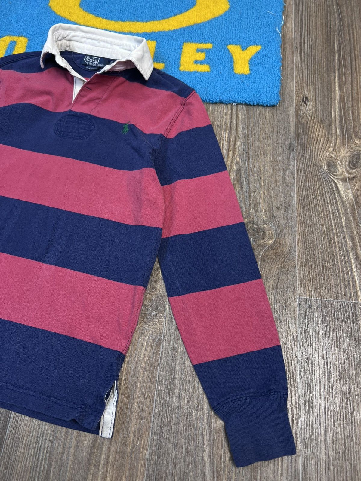 Polo Ralph Lauren × Rugby Ralph Lauren × Vintage Vintage Polo Ralph Lauren Rugby Striped polo long sleeve Size US S / EU 44-46 / 1 - 9 Thumbnail