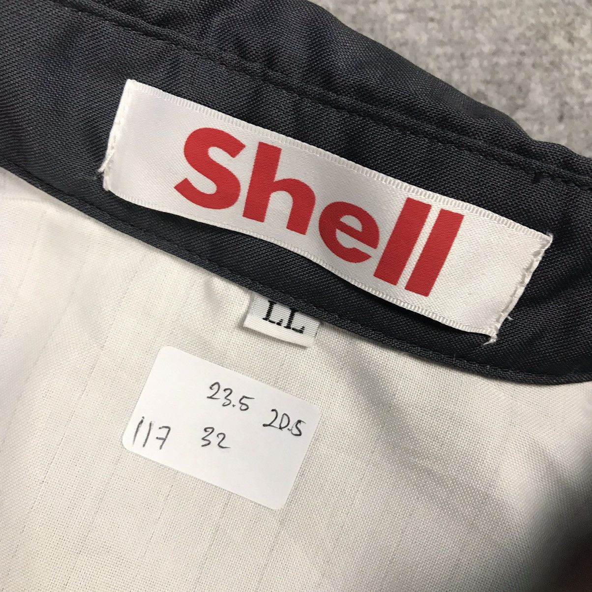 Japanese Brand Y2K SHELL HELIX OIL BRAND JAPAN STYLE DESIGN BUTTON SHIRT Size US L / EU 52-54 / 3 - 8 Thumbnail