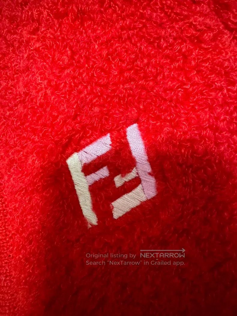 Fendi Fendi Mink Hair V-Neck Embroidered Letter Open Cardigan Sh Size XS / US 0-2 / IT 36-38 - 2 Thumbnail