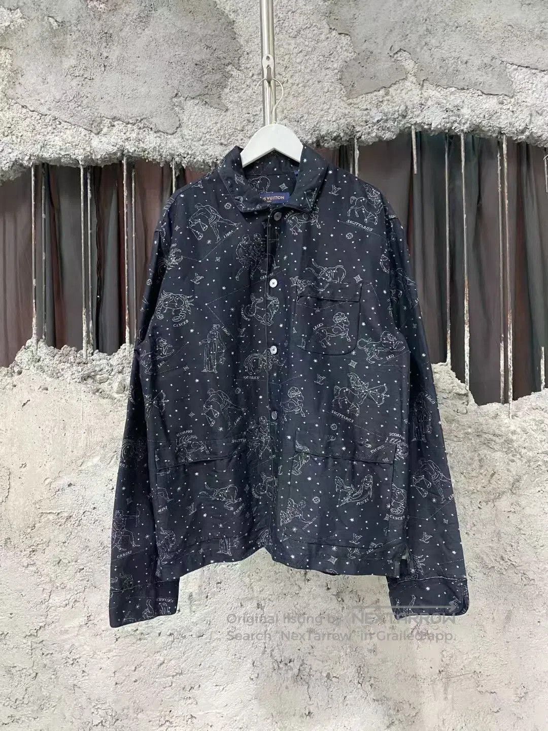 Louis Vuitton louis vuitton constellation long sleeve shirt. Size US M / EU 48-50 / 2 - 1 Thumbnail