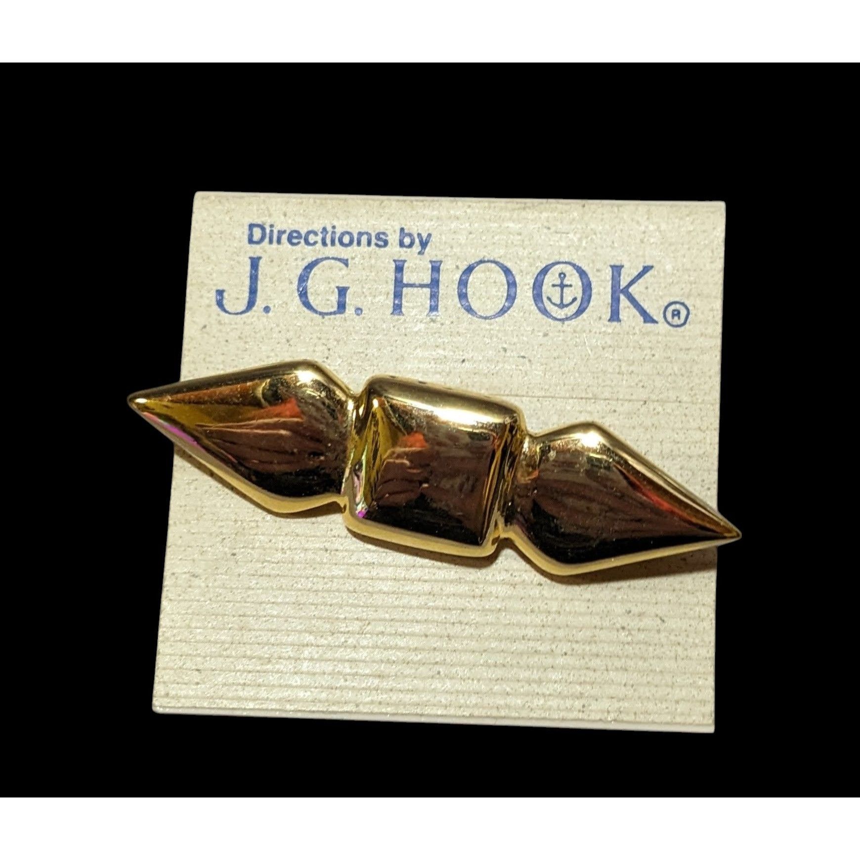 Other Vintage Gold Tone J.G. Hook Geometric Brooch Size ONE SIZE - 1 Thumbnail