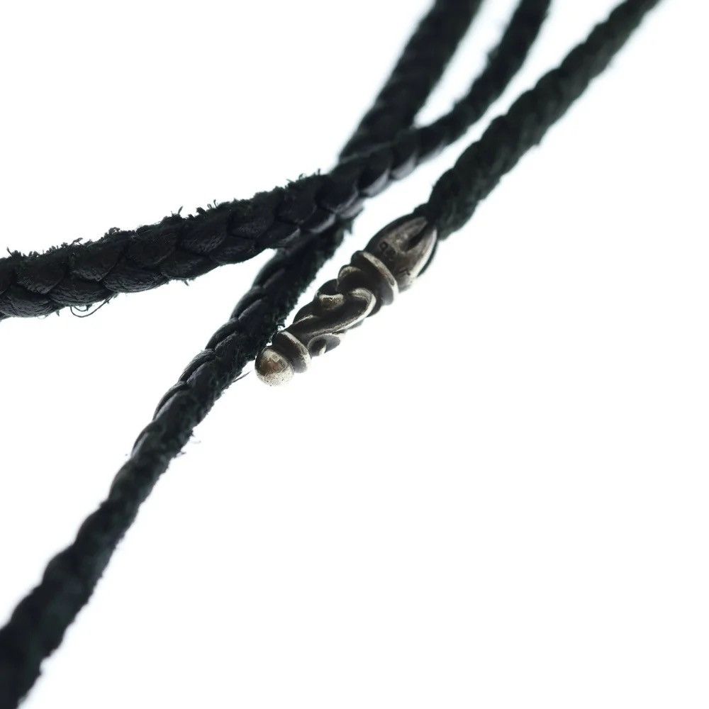 Chrome Hearts Chrome Hearts Small Filligree pendant Leather blaid necklace Size ONE SIZE - 5 Thumbnail