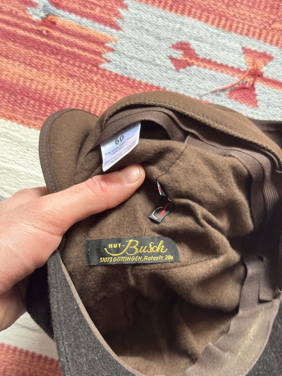 Vintage Vintage 00’s Gore-Tex System Germany Design Wool Brown Hat Size ONE SIZE - 9 Thumbnail