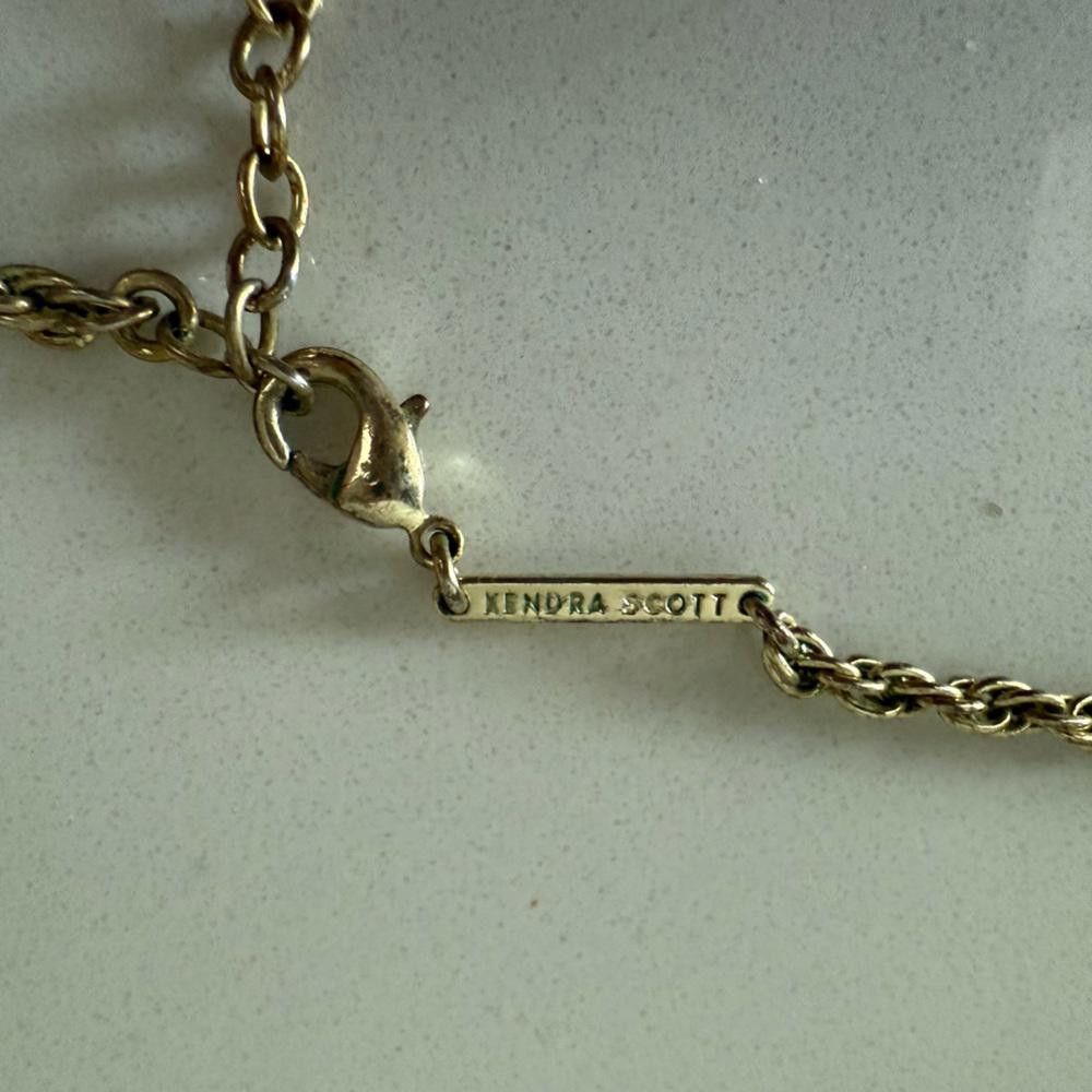 Designer Kendra Scott Rayne Long Black and Gold Tassel Necklace Size ONE SIZE - 8 Thumbnail