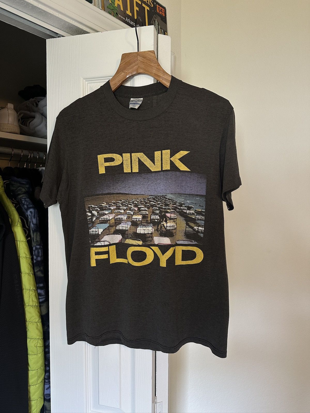 Pink Floyd 1987 World Tour Vintage T Shirt Faded Size Large