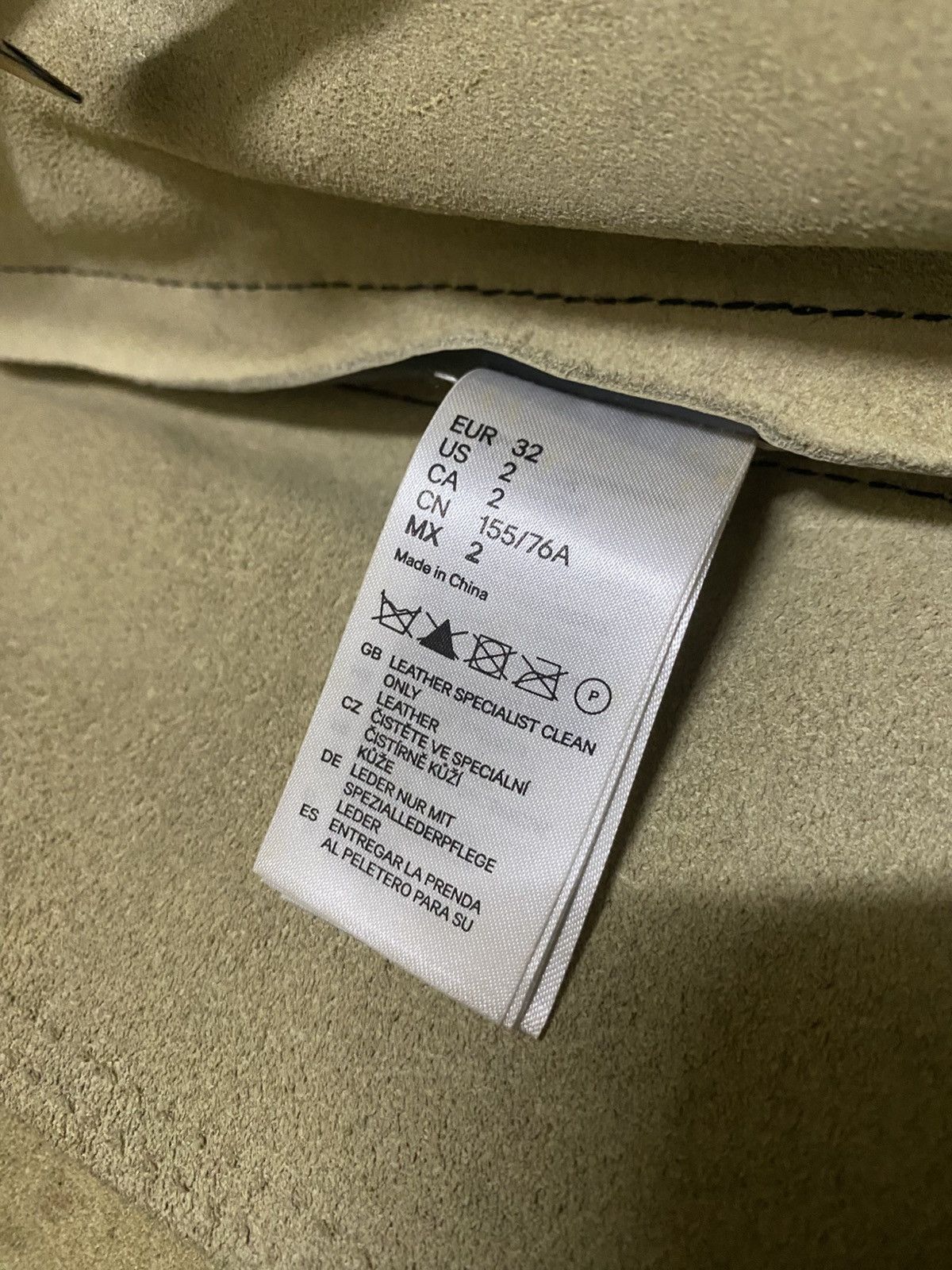 H&M × Maison Margiela Maison Martin Margiela X H&M biker leather jacket Size US XS / EU 42 / 0 - 7 Thumbnail
