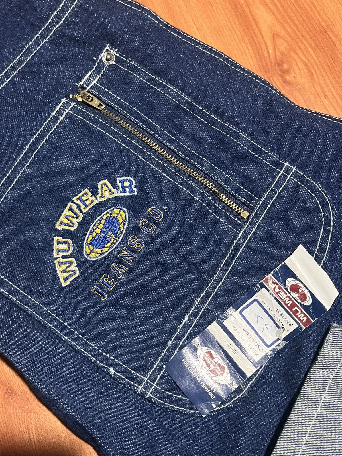 Wu-Tang Clan Vintage Rare Wu-wear Y2K carpenter jeans Size US 33 - 3 Thumbnail
