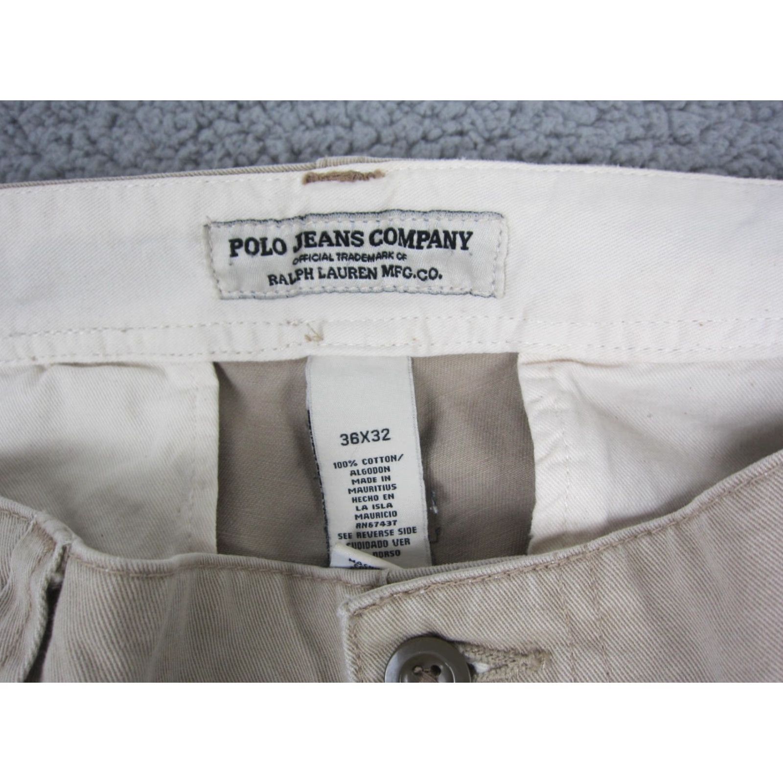 Polo Ralph Lauren VINTAGE Polo Ralph Lauren Pants Mens W36 L32 Brown Cargo Military Surplus USRL Size US M / EU 48-50 / 2 - 3 Thumbnail