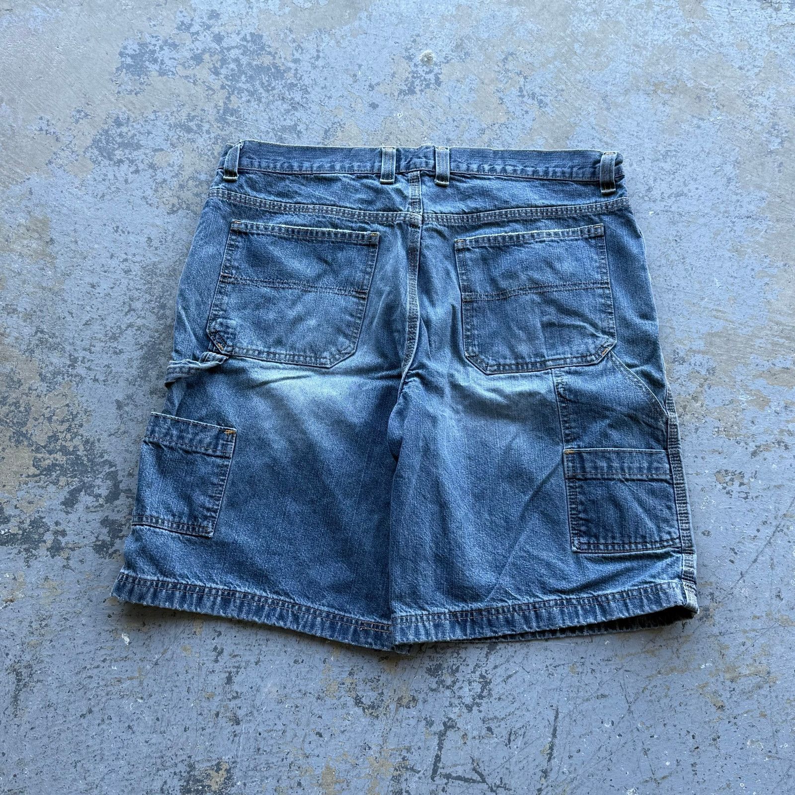 Faded Glory Vintage Y2K Loose Fit Denim Carpenter Jorts Sz 38 Size US 38 / EU 54 - 1 Thumbnail