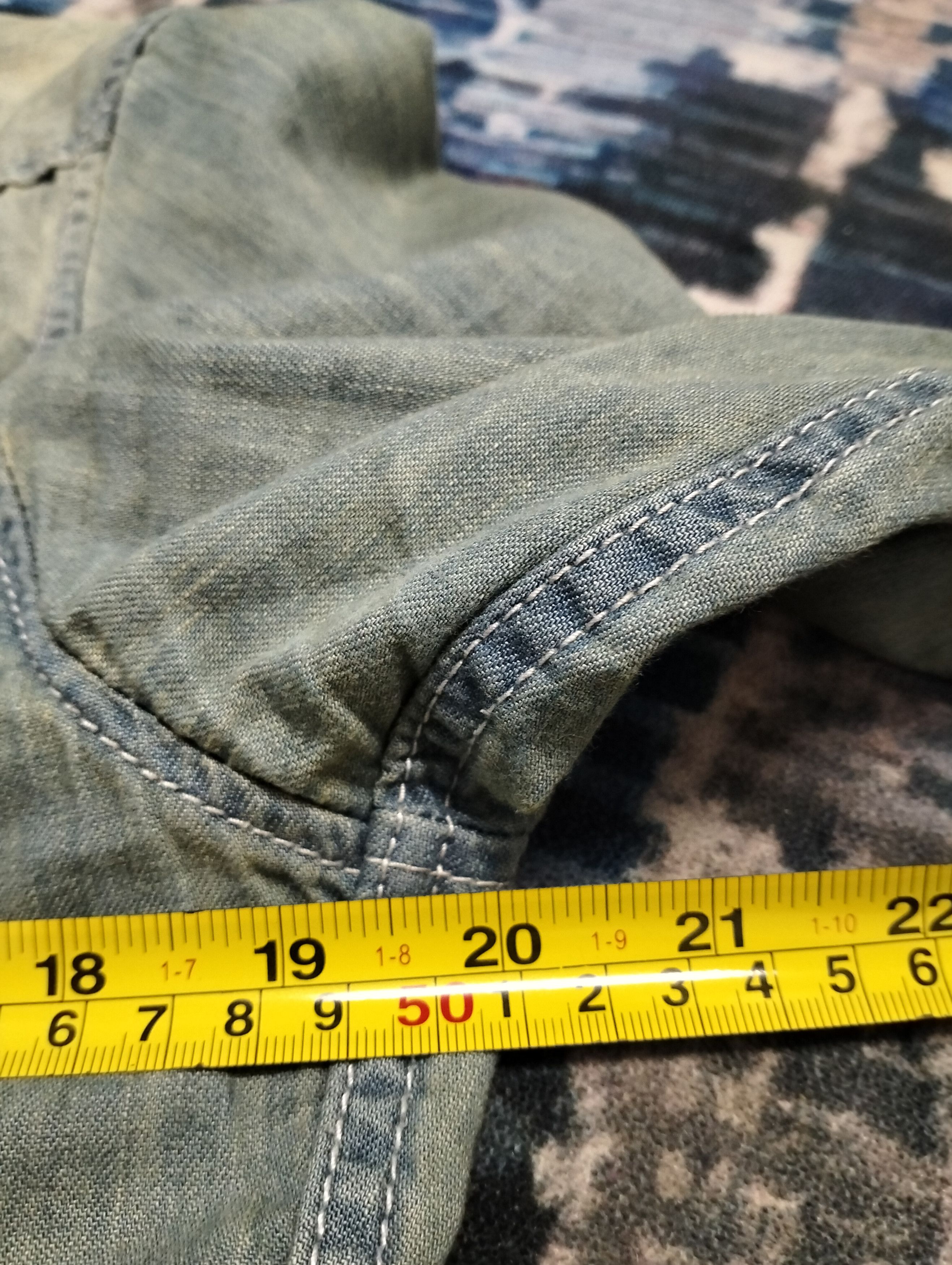 If Six Was Nine × Japanese Brand × Tornado Mart Japanese Tornado Mart denim Long Sleeve Button Up Shirt Size US S / EU 44-46 / 1 - 6 Thumbnail