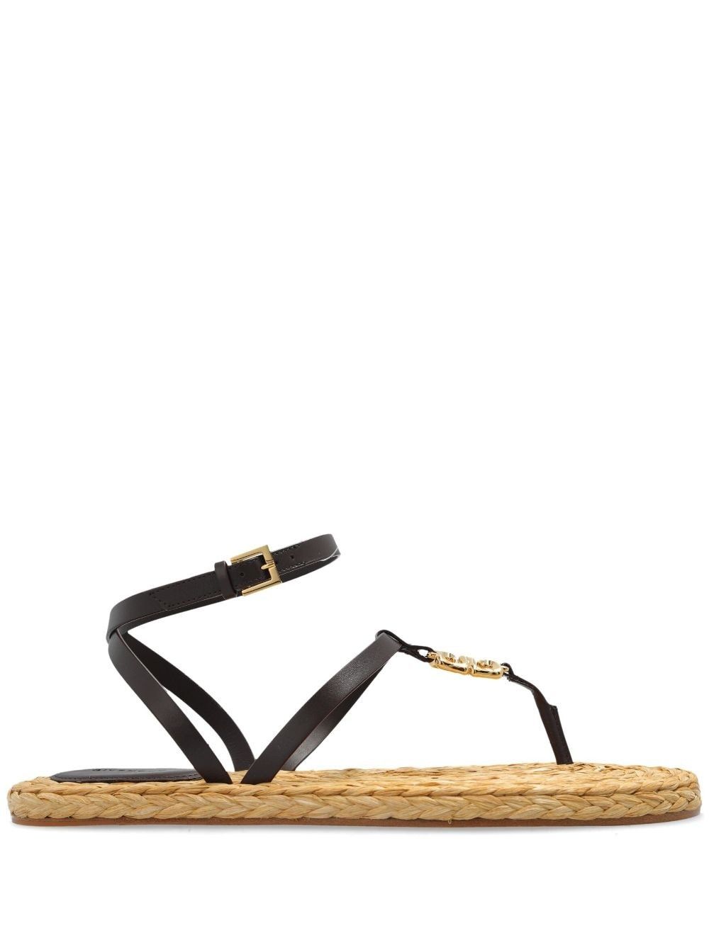 Givenchy o1srvl11e1225 4G Liquid Sandals in Brown Size US 8 / IT 38 - 1 Thumbnail