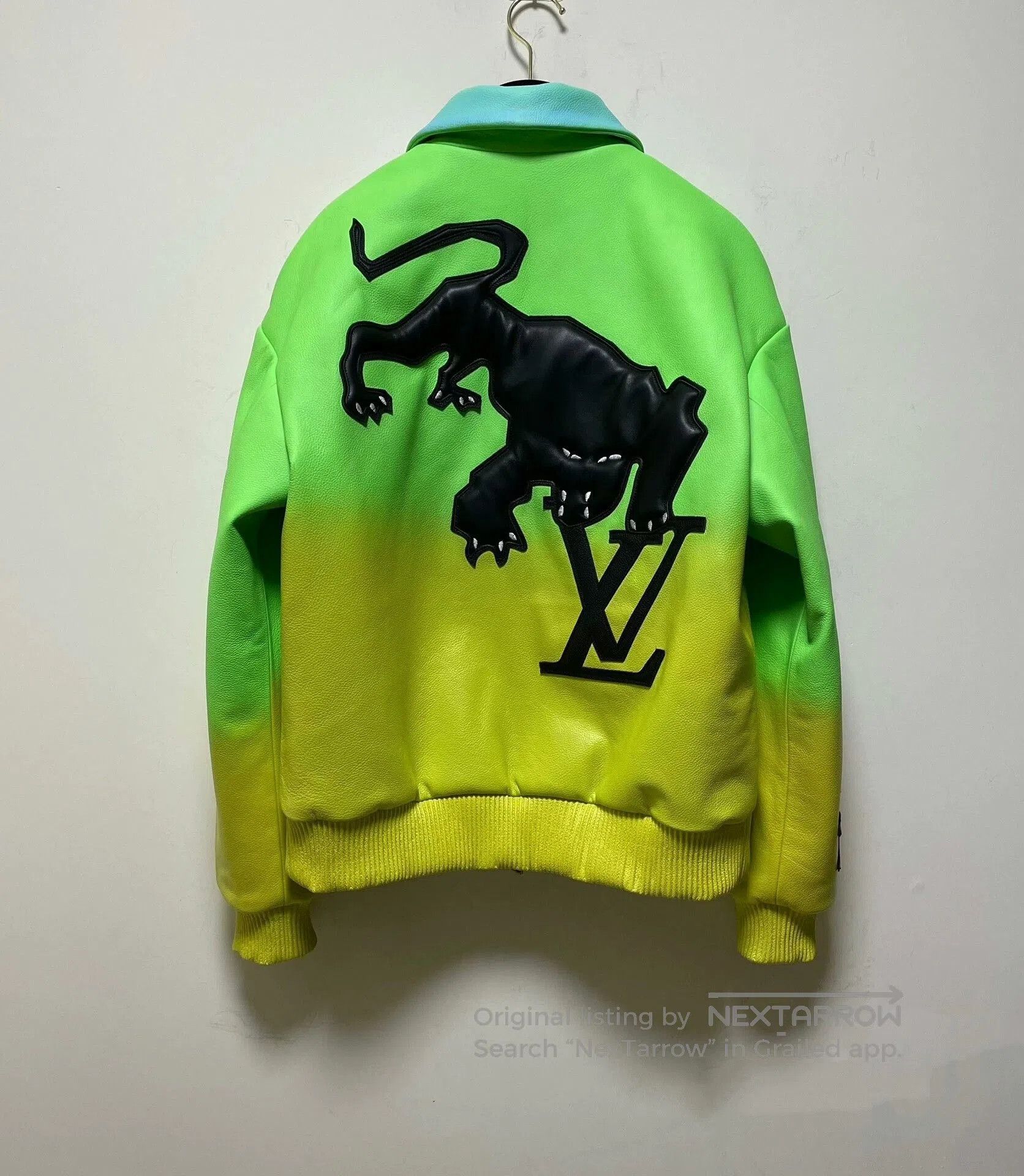 Vintage limited edition handmade embroidered leather jacket. Size US XL / EU 56 / 4 - 2 Thumbnail