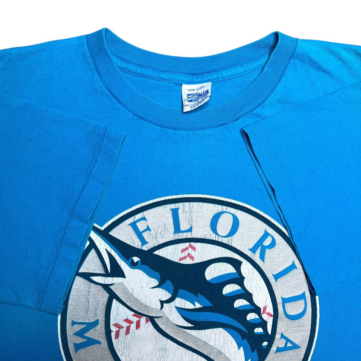 Salem Sportswear Vtg 1993 MLB Florida Marlins Salem Sportswear Graphic Tee Size US L / EU 52-54 / 3 - 2 Thumbnail