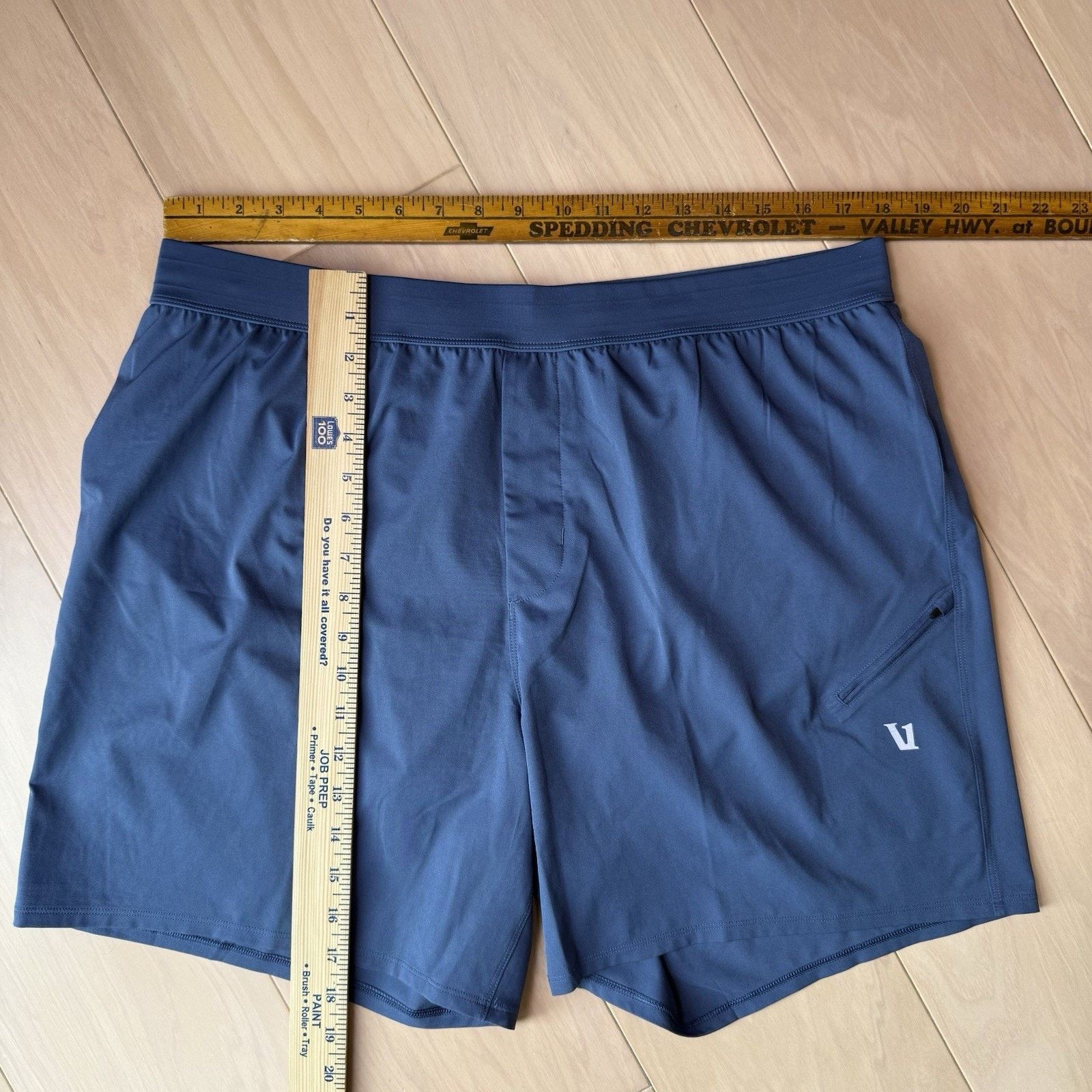 Vuori Vuori Qualify Run Shorts 2XL Blue 6" Inseam Summer Workout Size US 36 / EU 52 - 7 Thumbnail