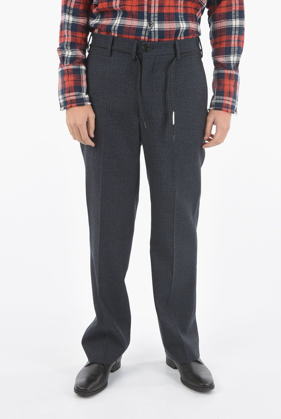Marni NWT FW21 Houndstooth Virgin Wool Drawstring Trouser size 48 Size US 32 / EU 48 - 17 Thumbnail