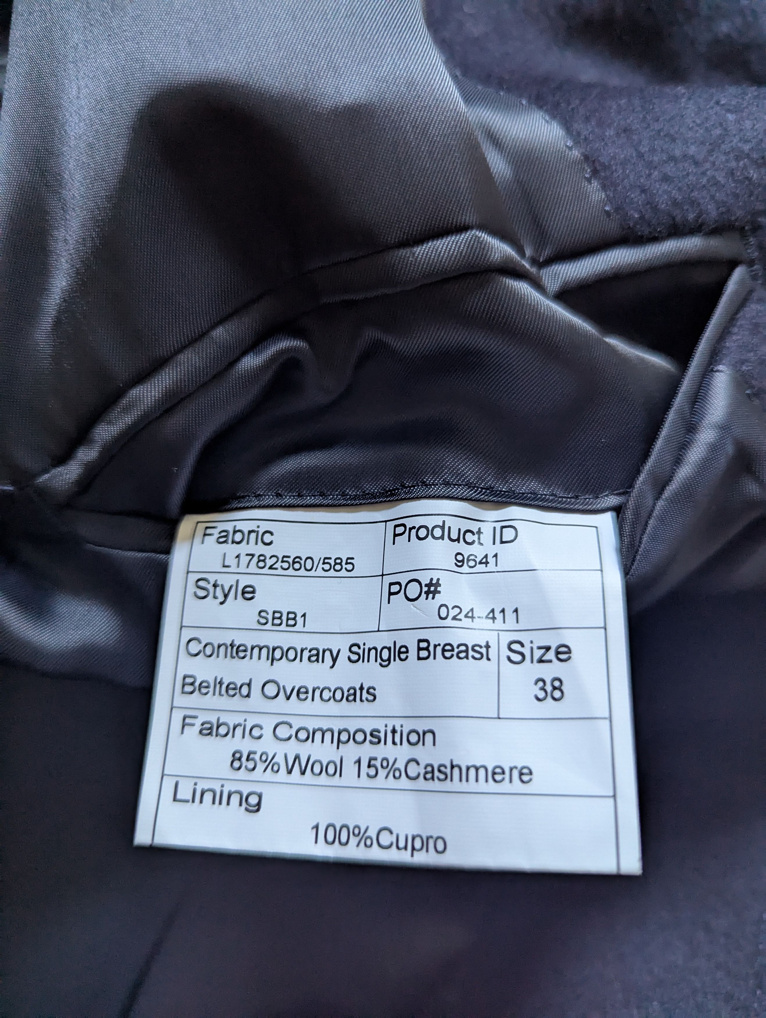 Spier & Mackay Wool/Cashmere Overcoat Size US S / EU 44-46 / 1 - 6 Thumbnail