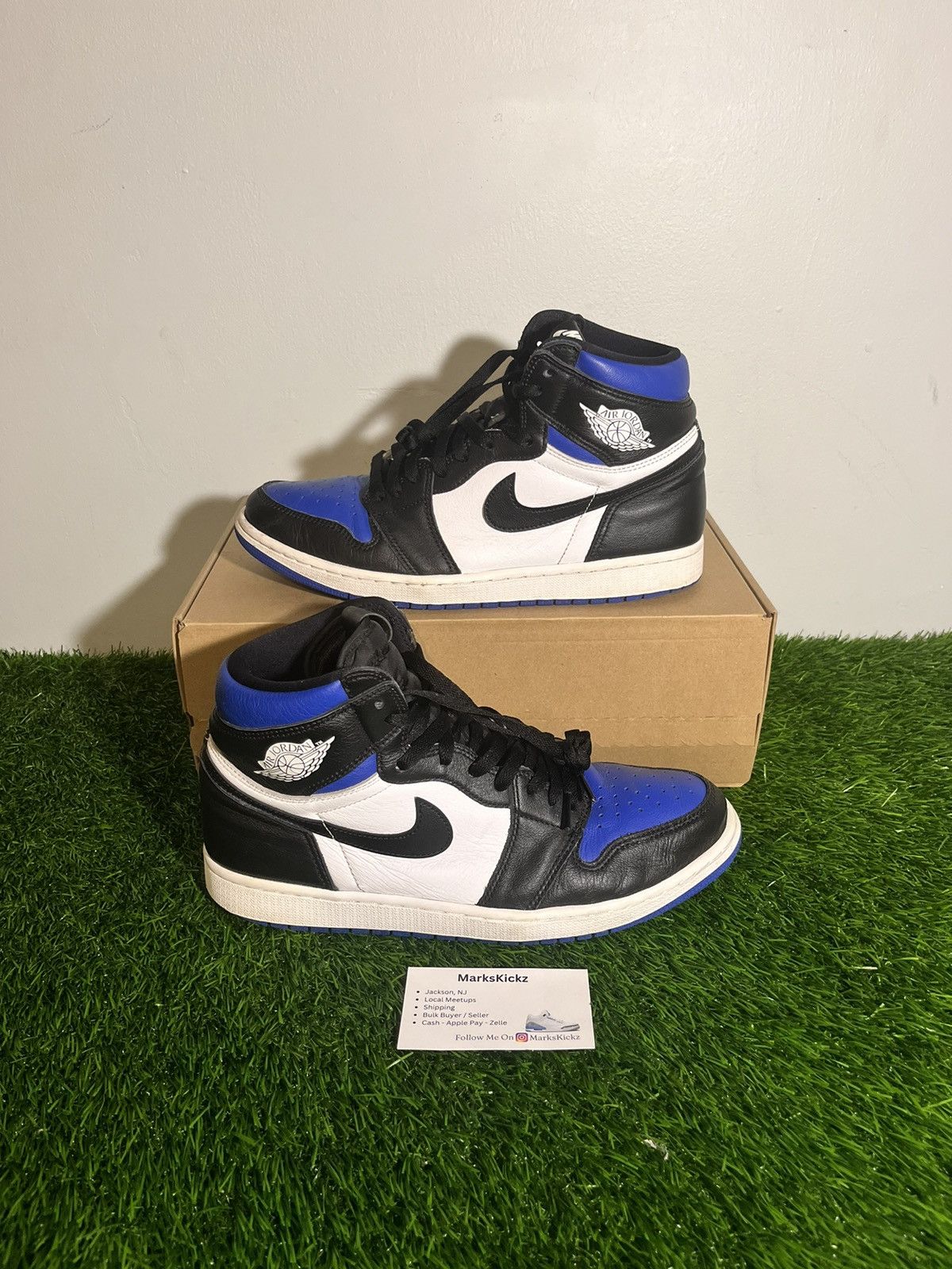 Jordan Brand × Nike jordan 1 royal toe size 11 Size US 11 / EU 44 - 1 Thumbnail