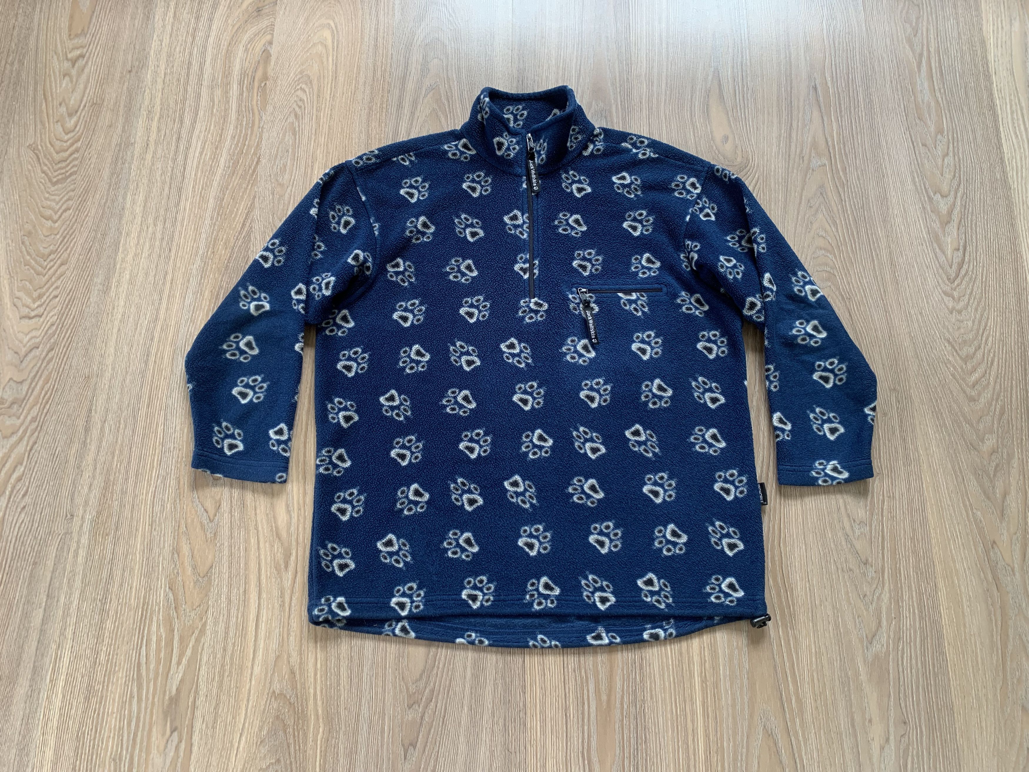 Jack Wolfskin Jack Wolfskin Outdoor Vintage Half Zip Fleece Sweater Size US M / EU 48-50 / 2 - 2 Thumbnail