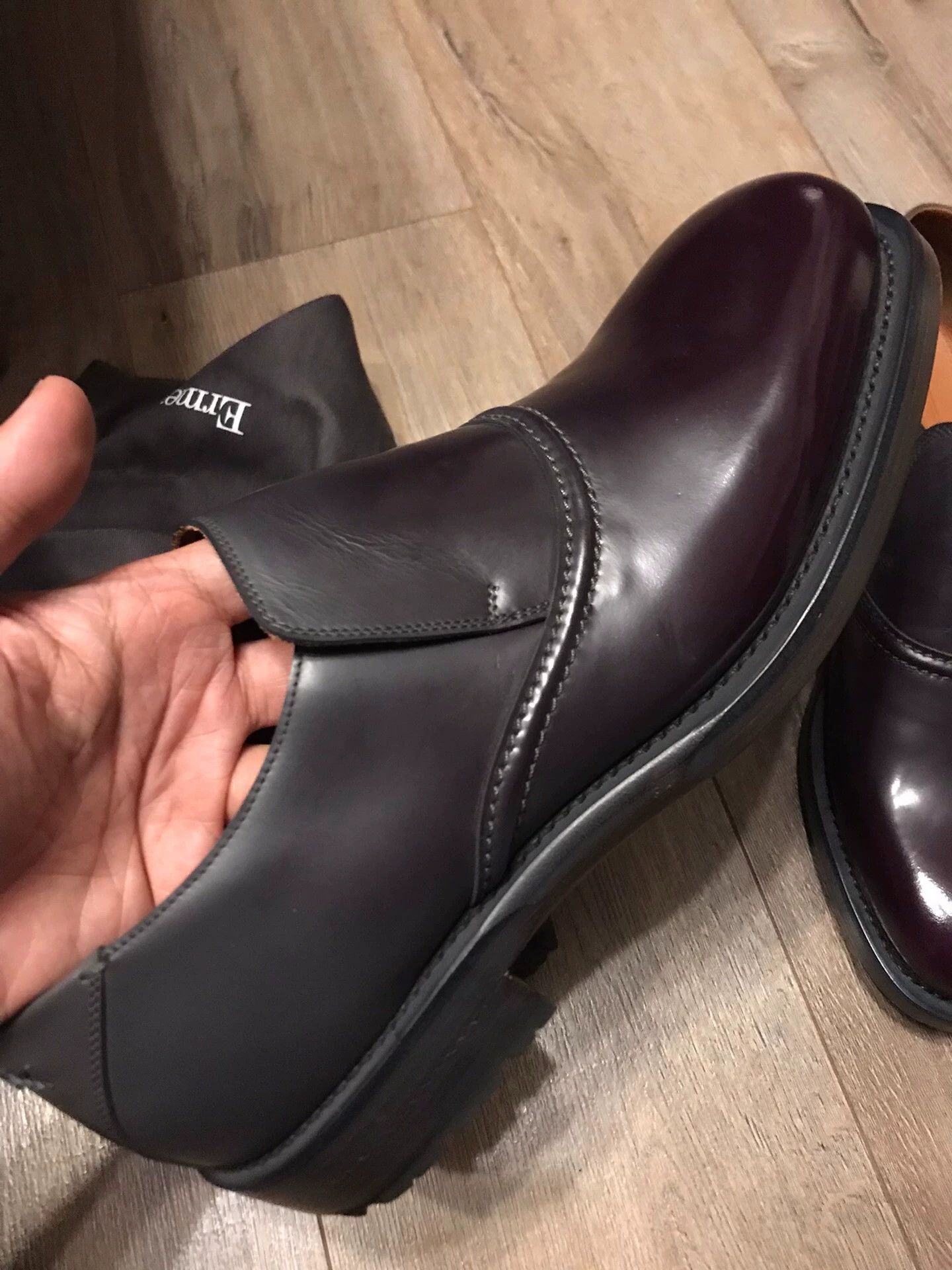 Ermenegildo Zegna Zegna Couture Gray Light Purple Casual Shoes 43.5 Size US 10.5 / EU 43-44 - 4 Thumbnail