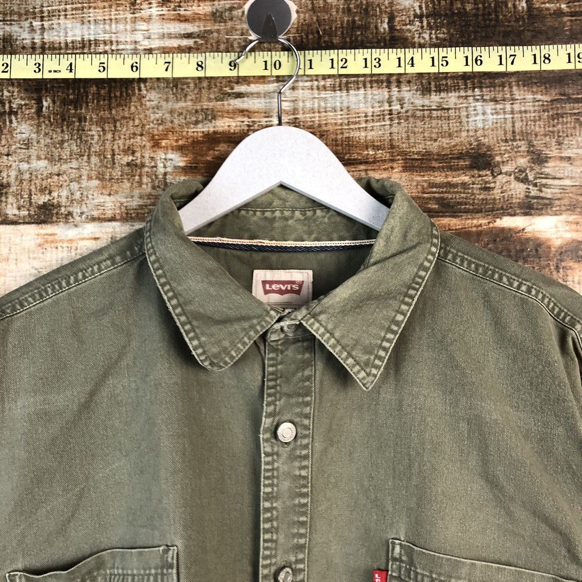 Levi's Levis vintage Green jacket #A2552 Size US XL / EU 56 / 4 - 4 Thumbnail