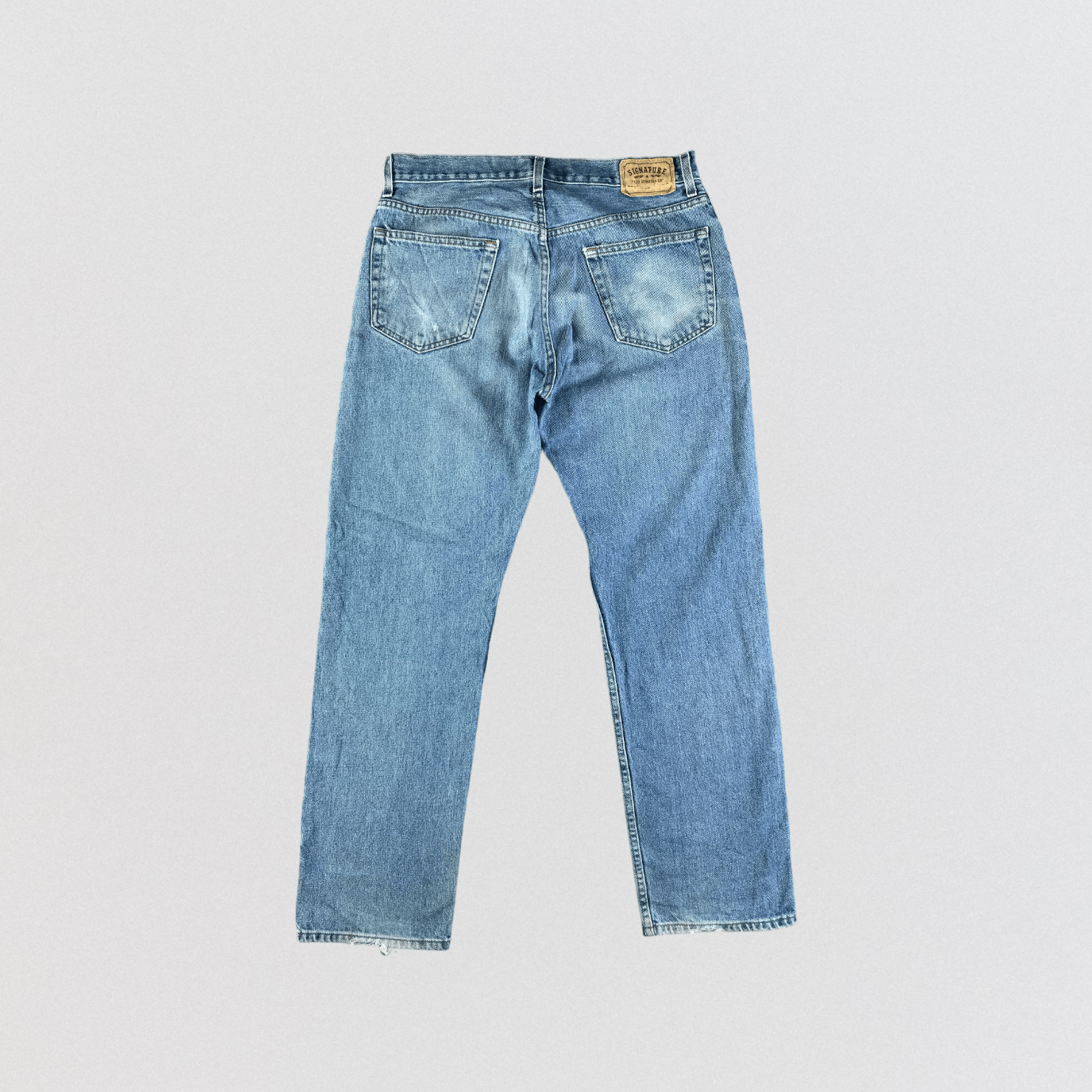 Levi's × Vintage Vintage Blue Wash Levis Signature Jeans-JM3382 Size US 35 - 2 Thumbnail