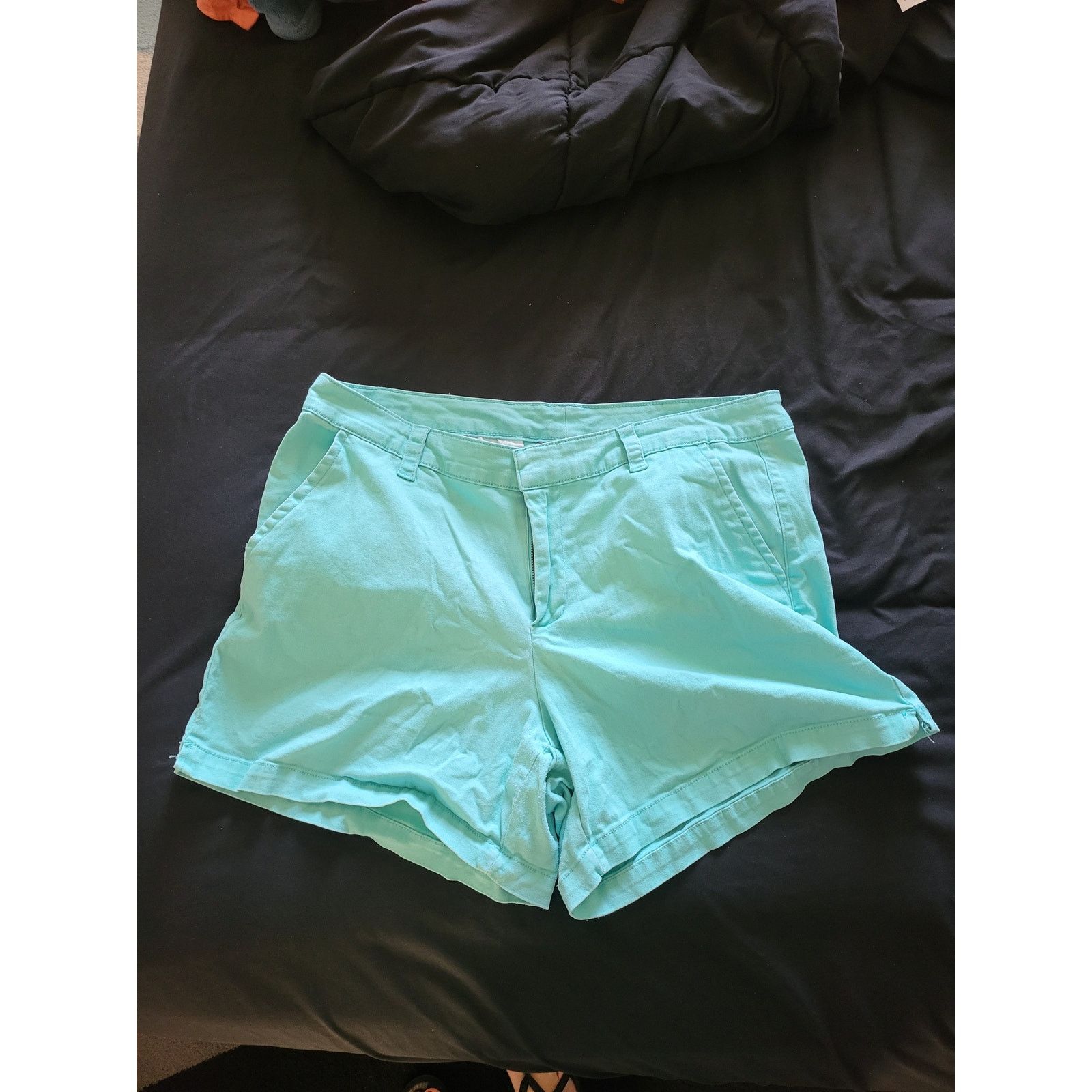 Other Lane Bryant Teal Cotton Shorts - Size 18 Size 40" / US 18 - 9 Thumbnail