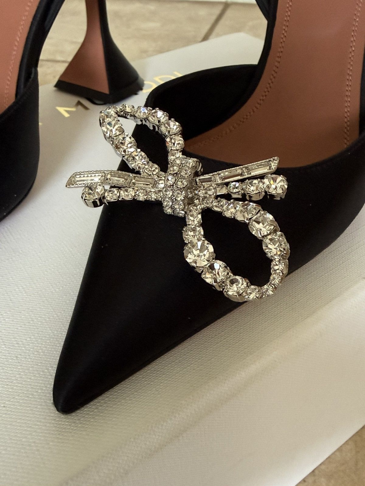 Amina Muaddi Amina Muaddi heels Size US 7.5 / IT 37.5 - 4 Thumbnail
