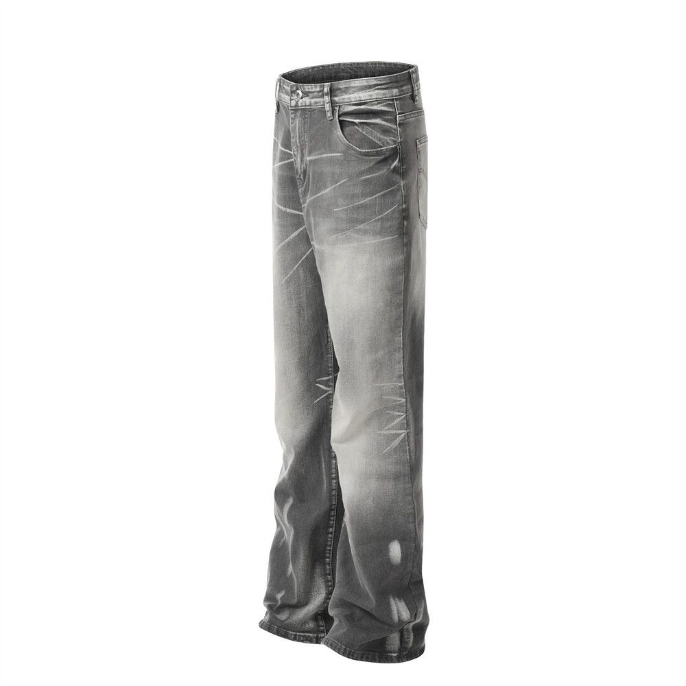 Japanese Brand × Jean Ink-splash tie-dye design street style retro jeans Size US 32 / EU 48 - 2 Thumbnail