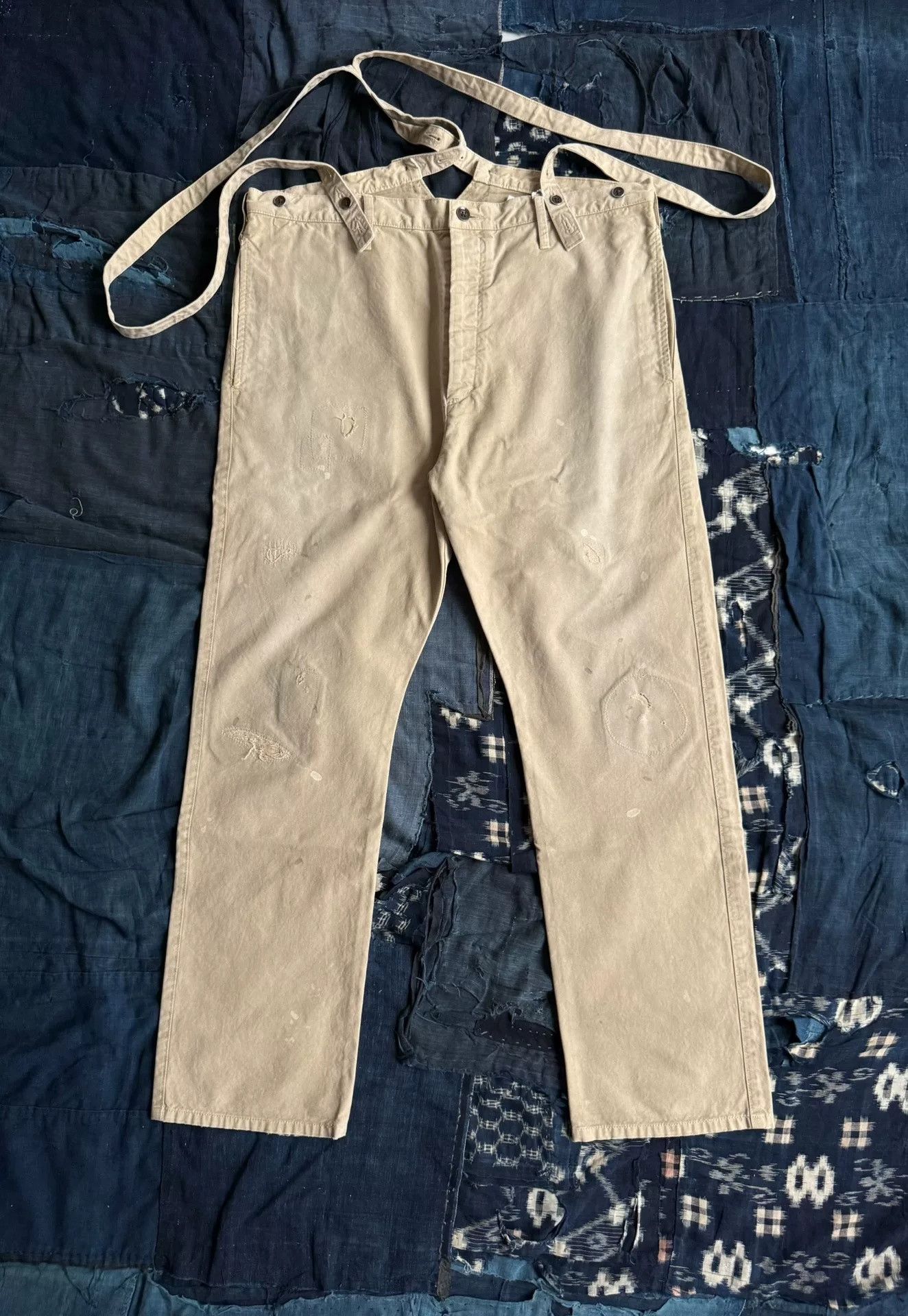 Visvim visvim 21AW Travailler Braces Pants DMGD Size US 26 / EU 42 - 1 Thumbnail