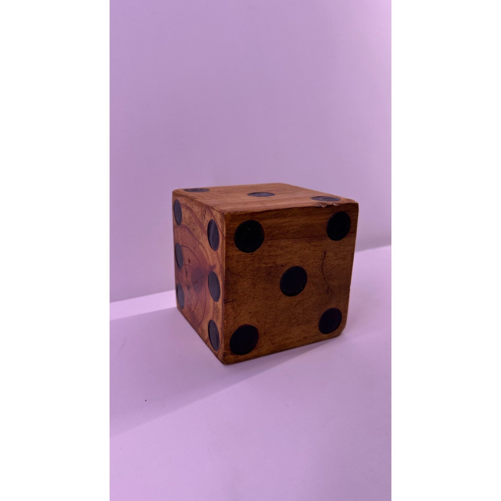 & Other Stories Hand Made Wooden Big Dice 3.5” All Sides Size ONE SIZE - 1 Thumbnail