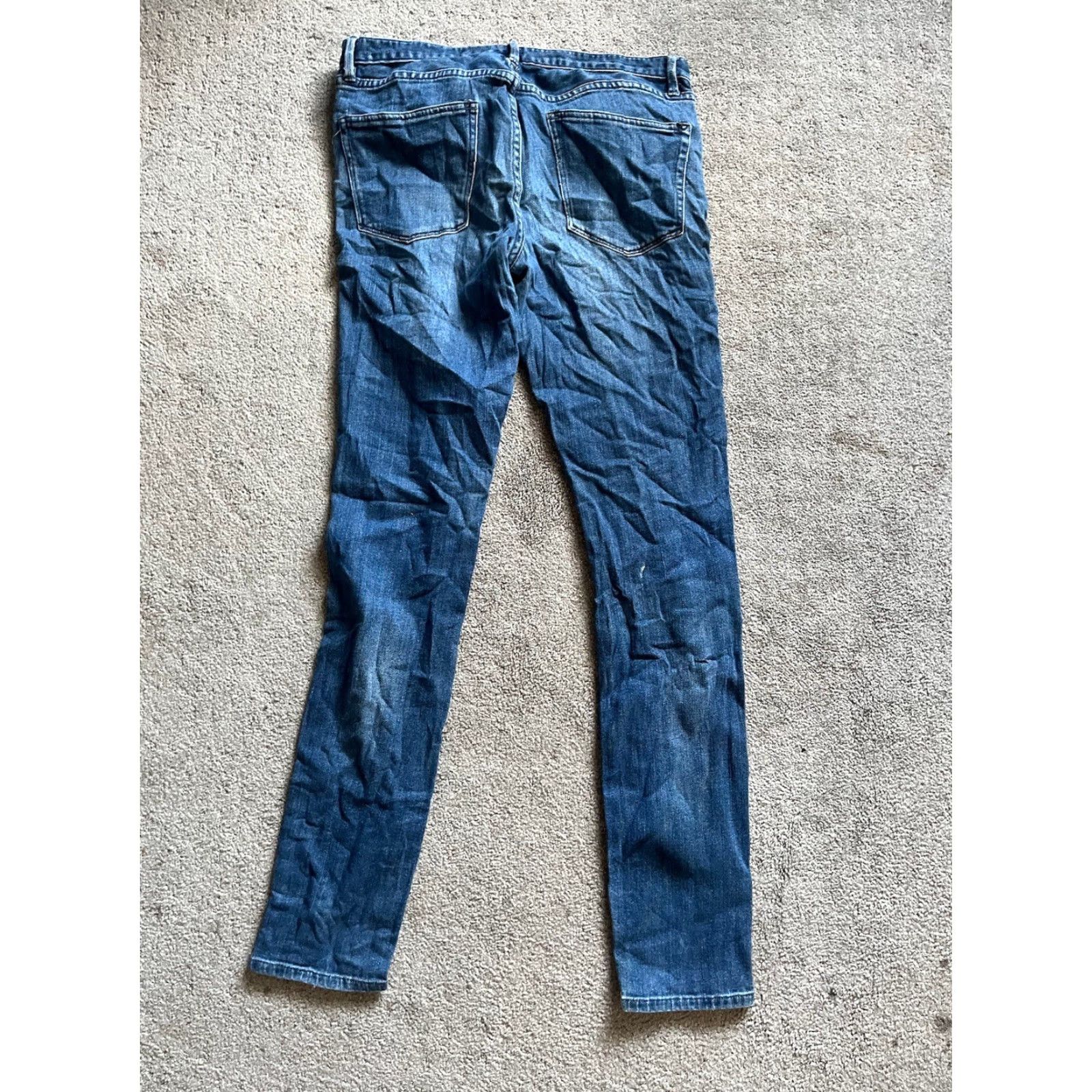 Madewell Madewell Jeans Women's 29x32 Blue Skinny Legging Stretch Dark Wash Vintage: No Size 29" - 3 Thumbnail